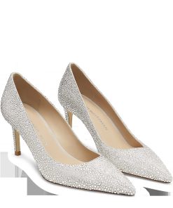 STUART WEITZMAN Stuart Power Shine pump White