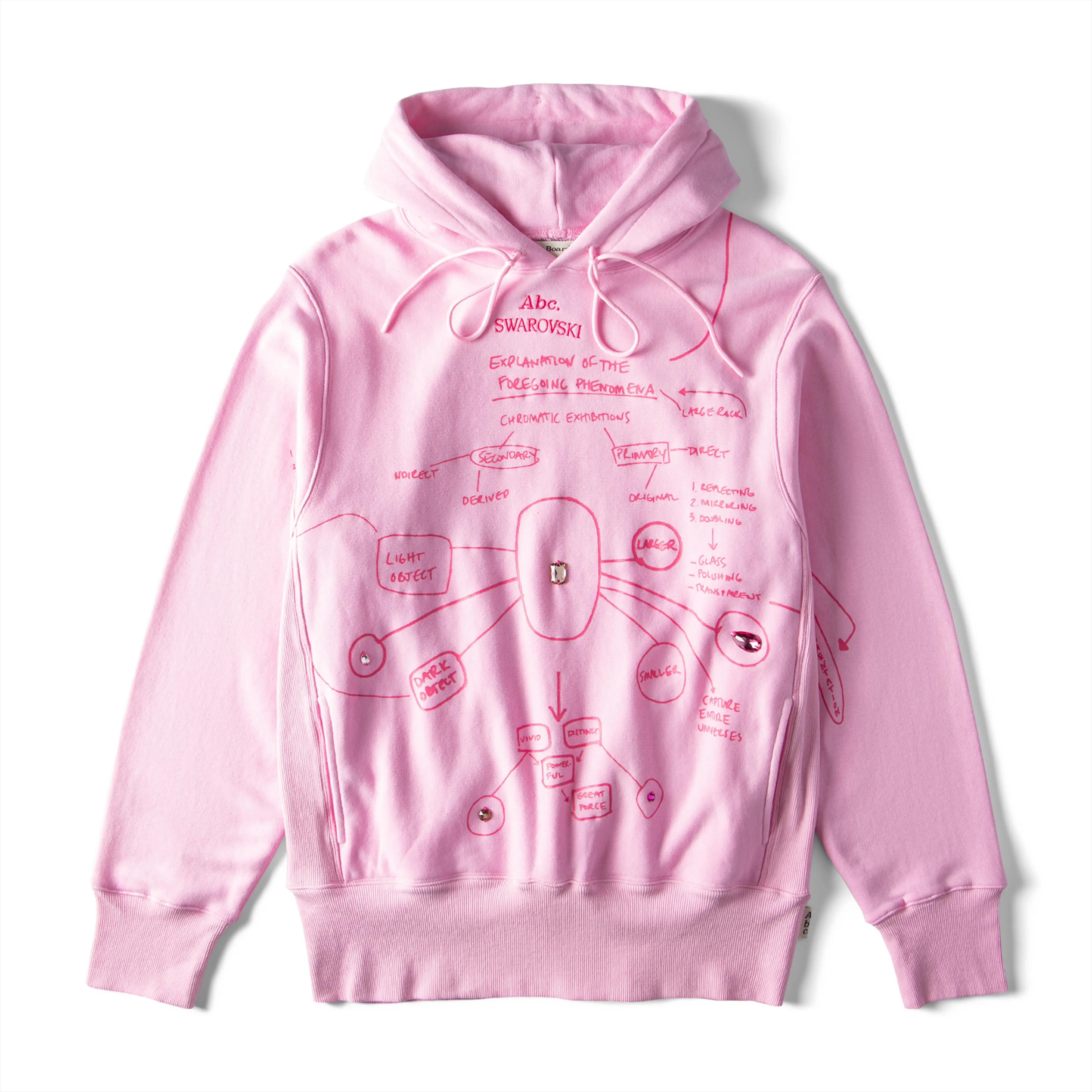 ADVISORY BOARD CRYSTALS Explanation of the Foregoing Phenomena hoodie/Pink
