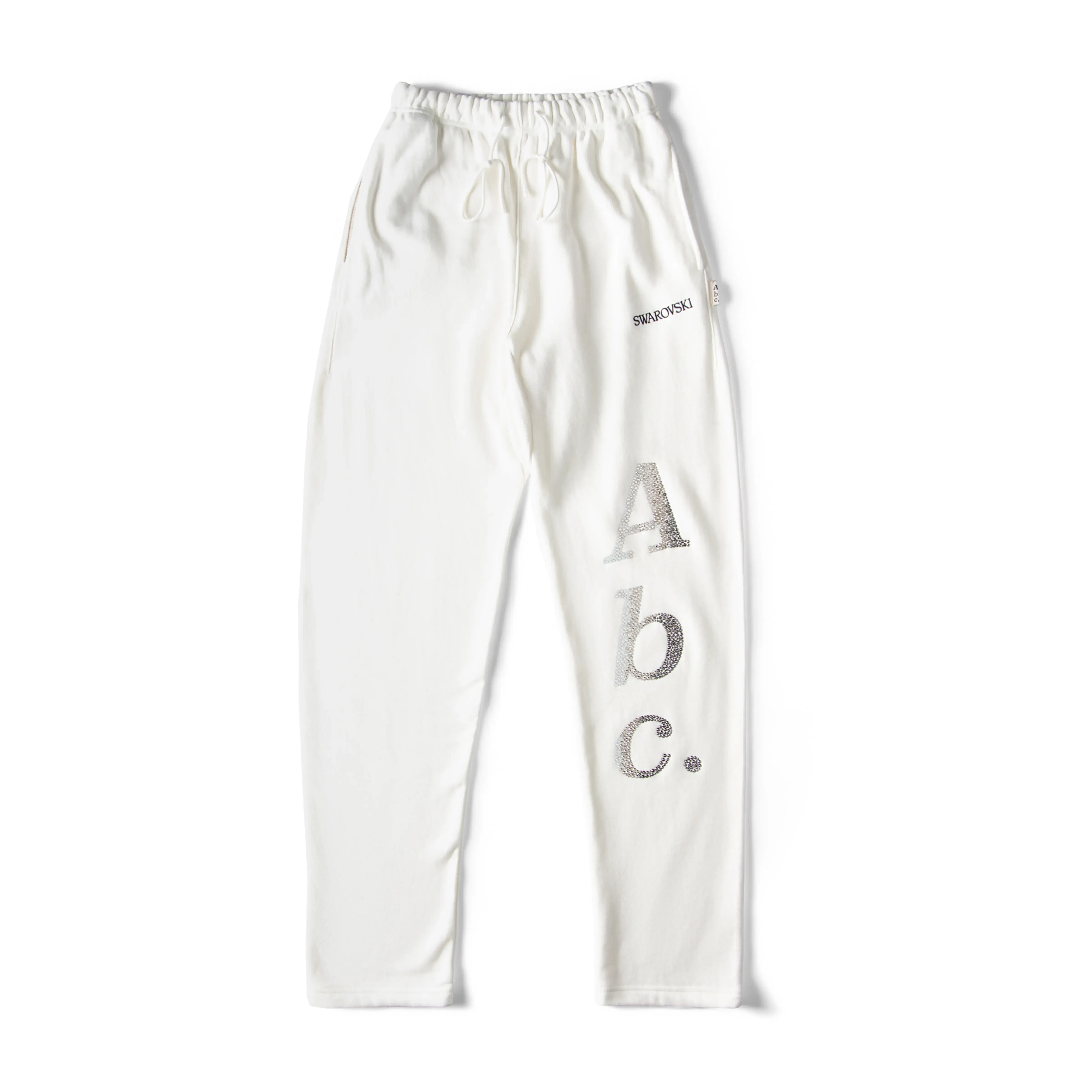 ADVISORY BOARD CRYSTALS Gray Objects Displaced by Refraction sweatpants/White
