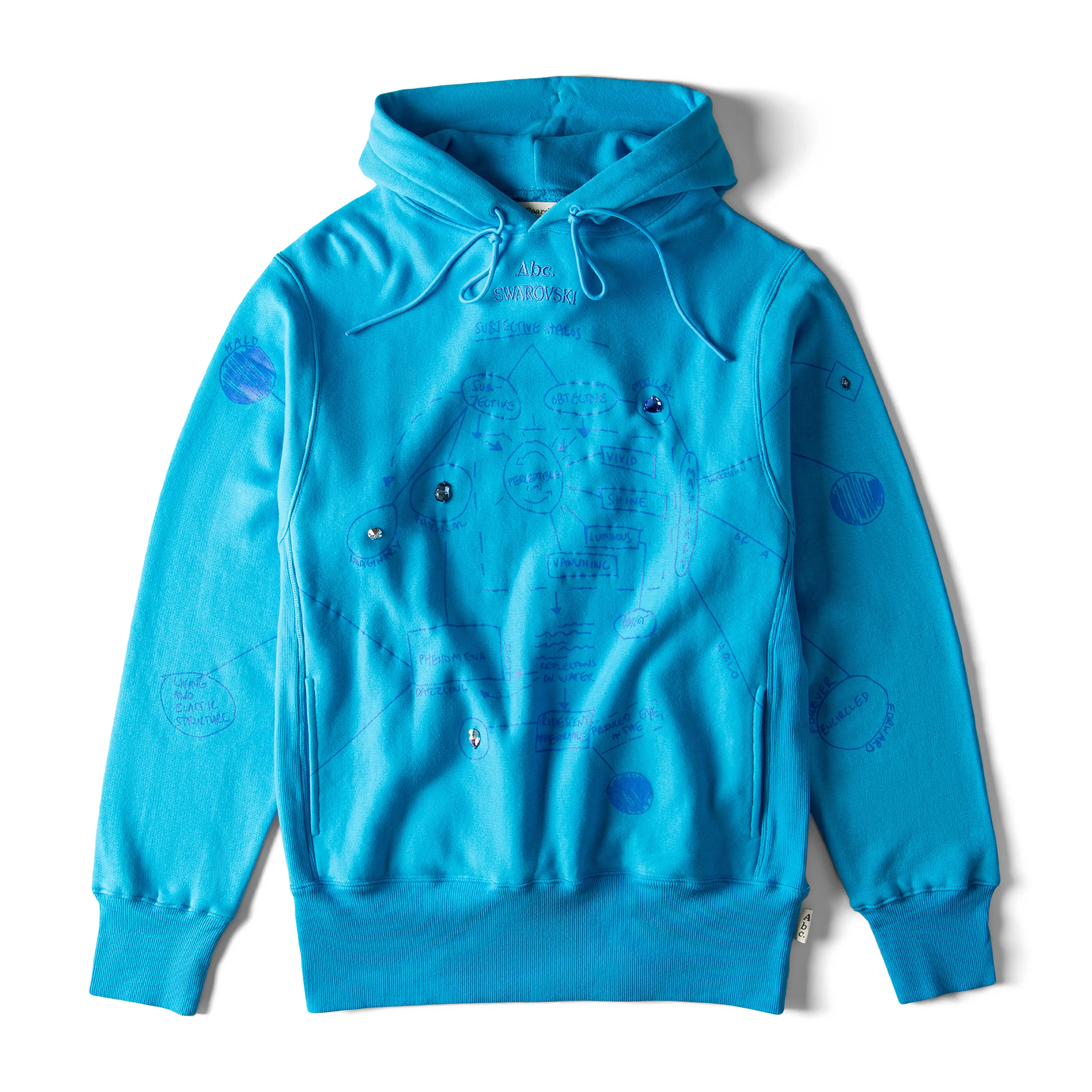ADVISORY BOARD CRYSTALS Subjective Halos hoodie/Blue