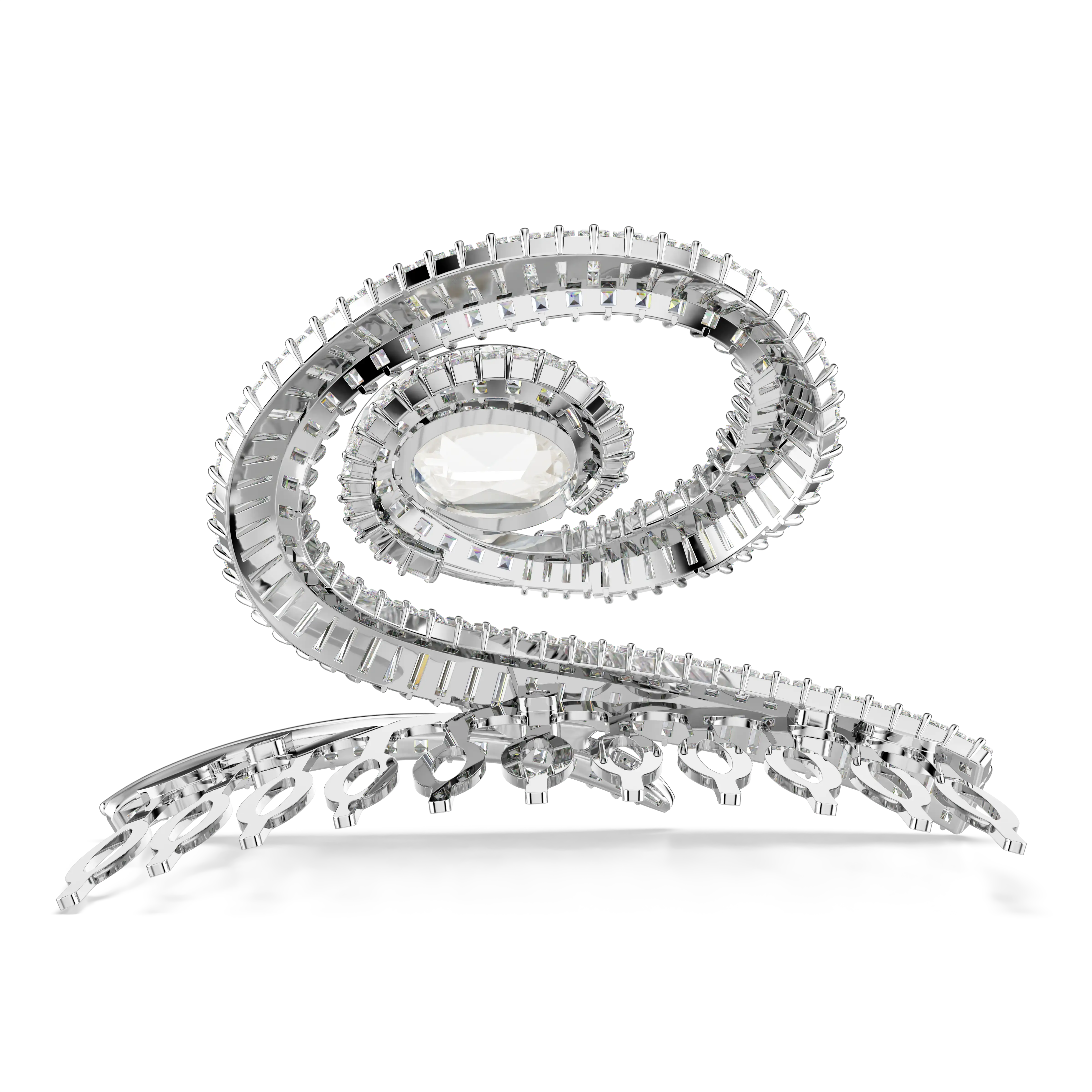 ariana-grande-x-swarovski-hair-clip-crystal-pearl-baguette-cut-white-rhodium-plated-swarovski-5720867-4.webp