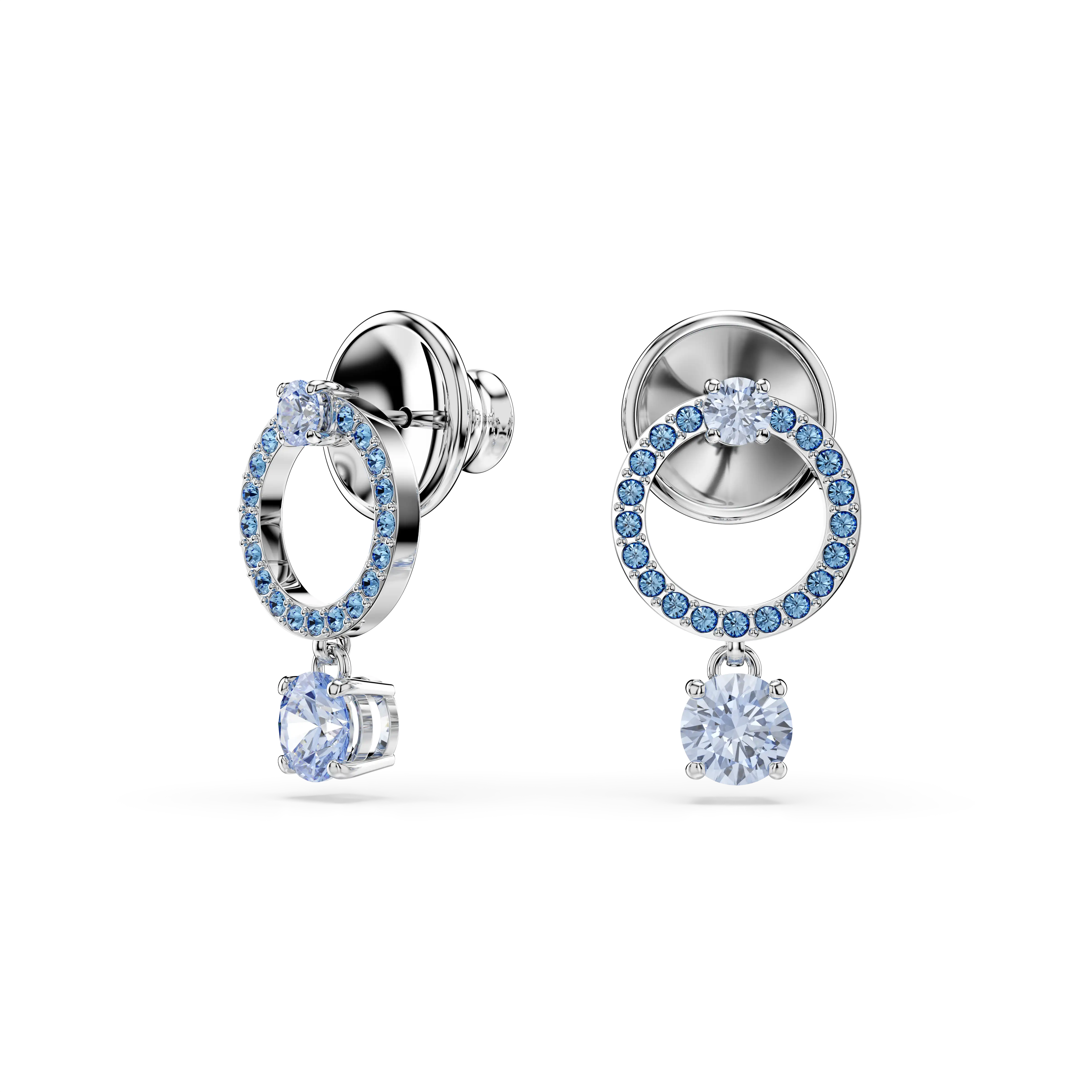 attract-drop-earrings-round-cut-blue-rhodium-plated-swarovski-5723563-2.webp
