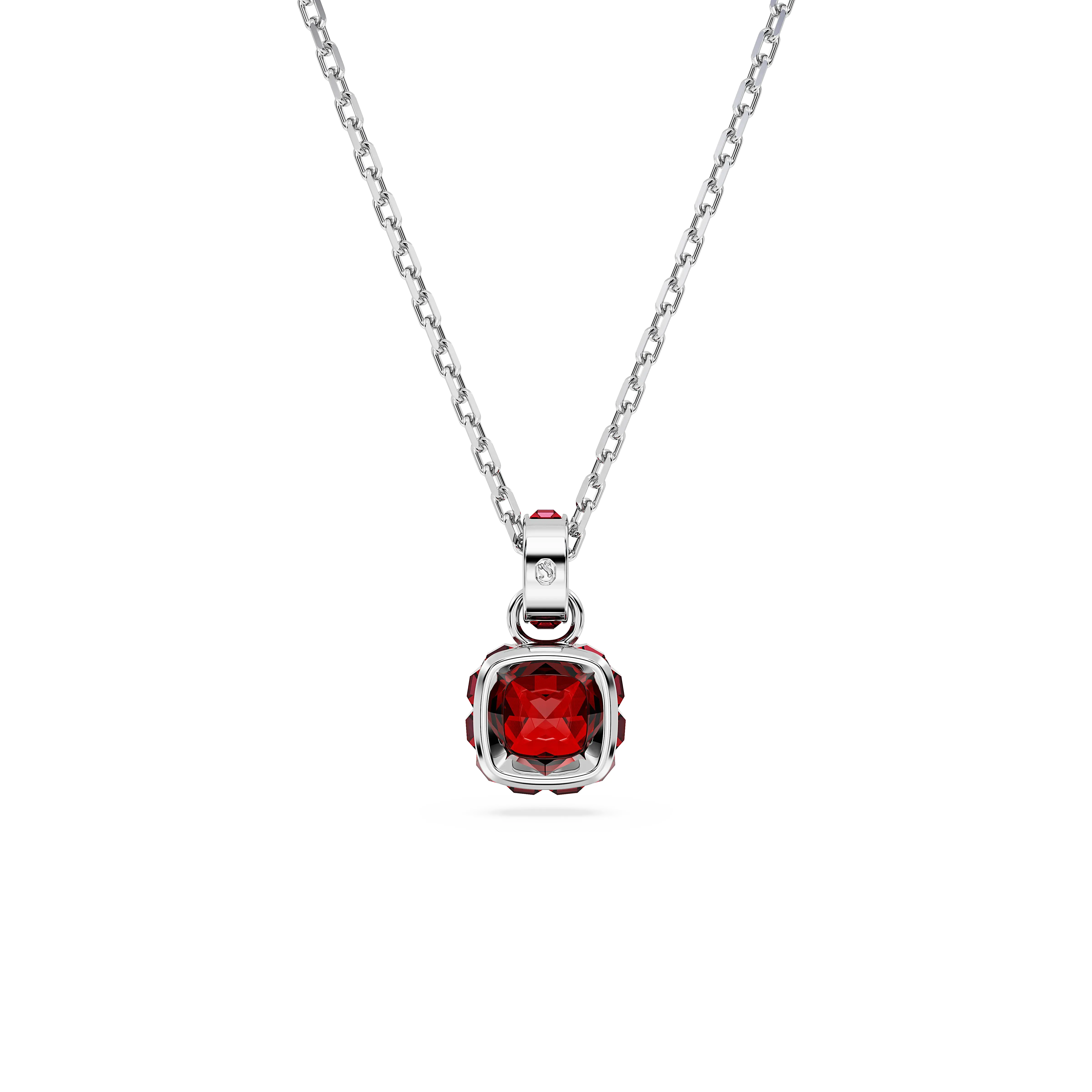 birthstone-pendant-square-cut-january-red-rhodium-plated-swarovski-5651709-4.webp