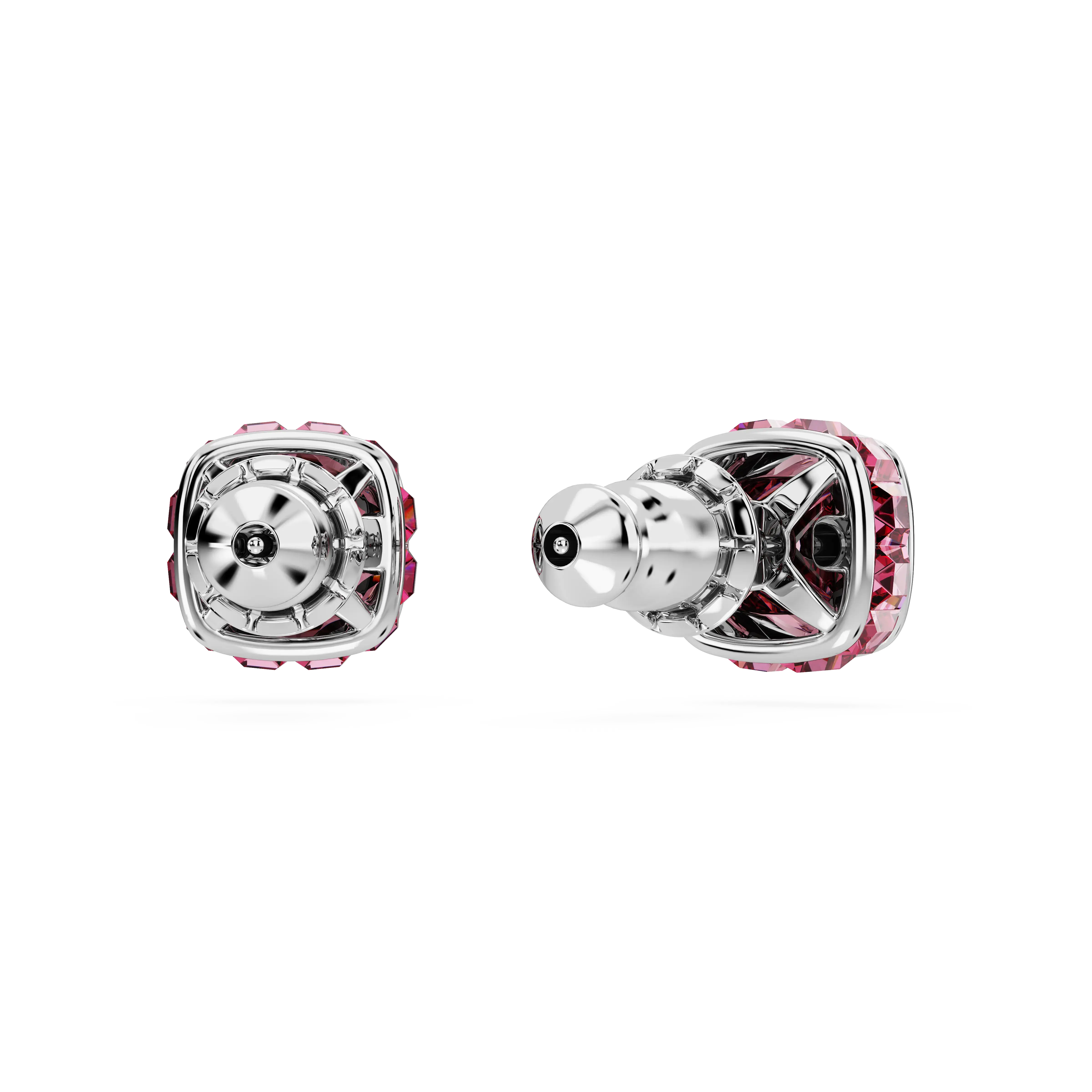 birthstone-stud-earrings-square-cut-october-pink-rhodium-plated-swarovski-5661960-4.webp
