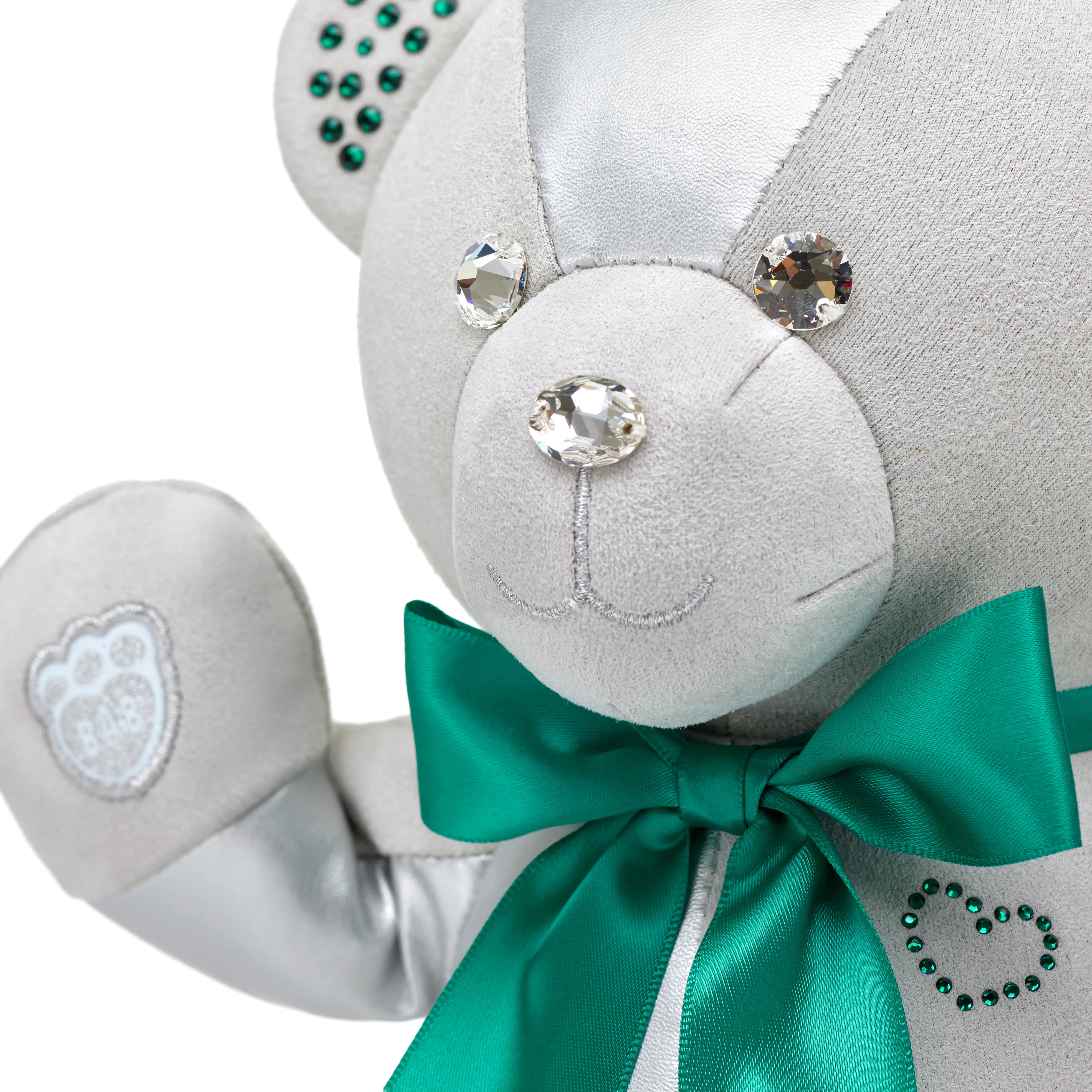 Build-A-Bear Birthstone Bear Collectible Featuring Swarovski® crystals/Teddy bear/May/Green
