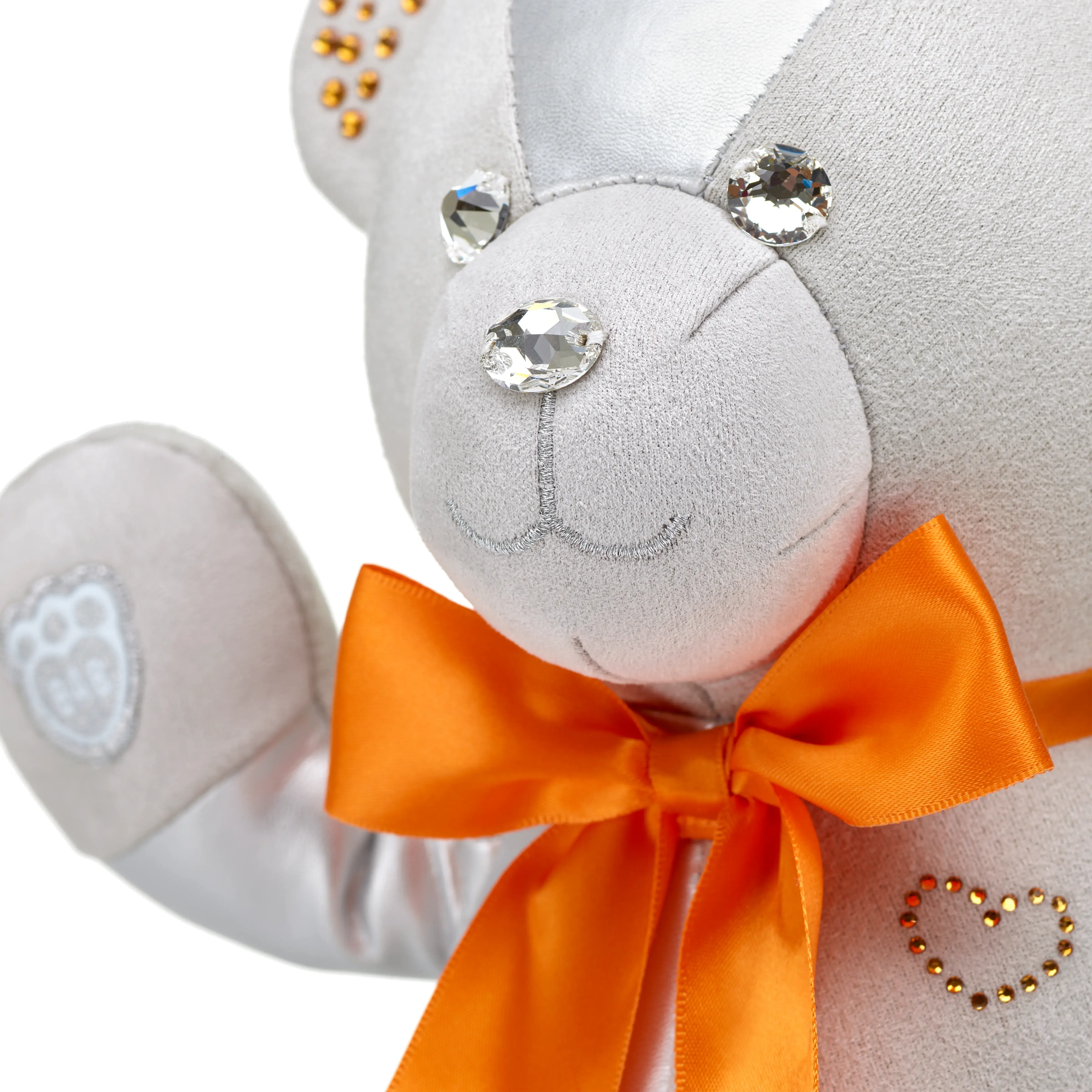 Build-A-Bear Birthstone Bear Collectible Featuring Swarovski® crystals/Teddy bear/November/Orange