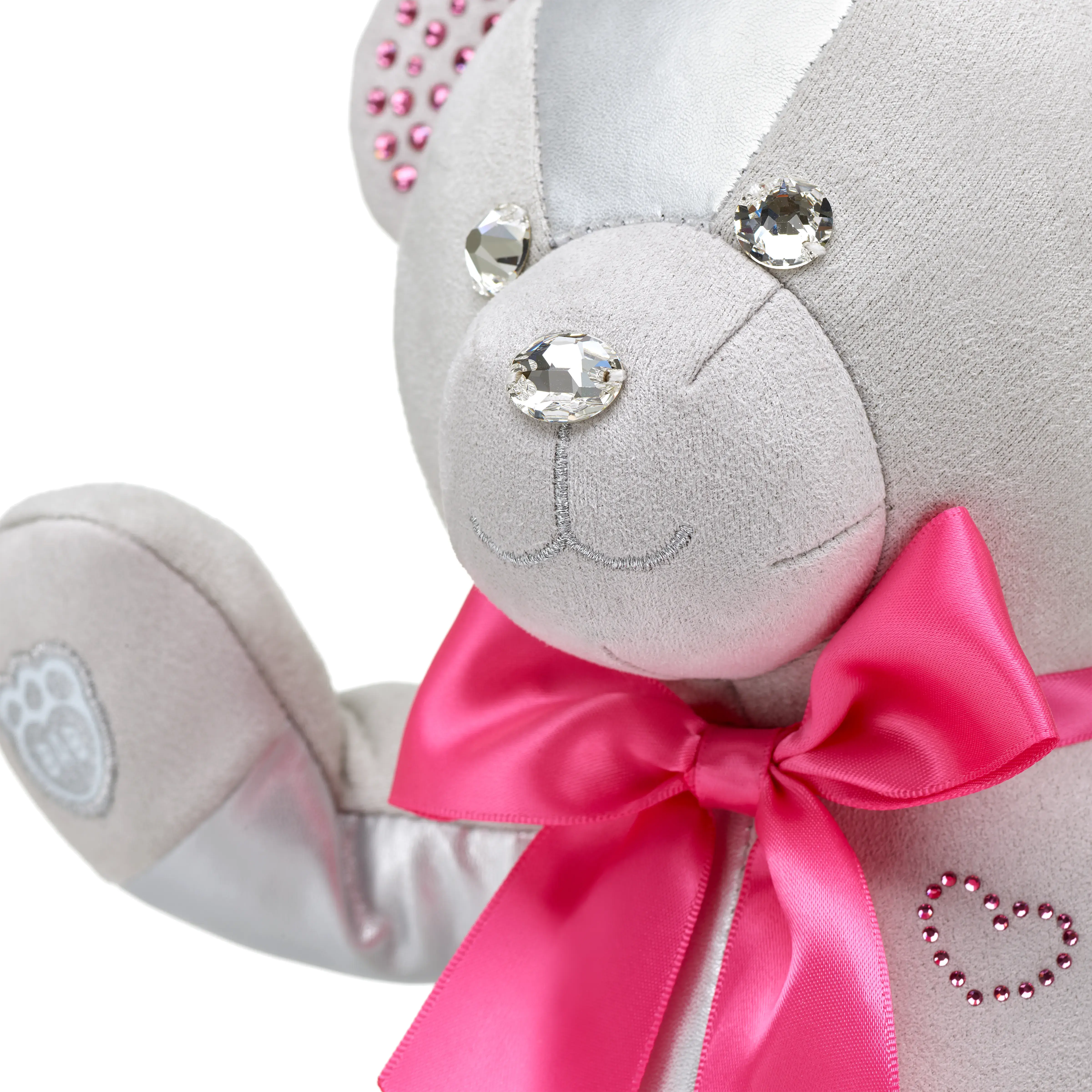 Build-A-Bear Birthstone Bear Collectible Featuring Swarovski® crystals/Teddy bear/October/Pink
