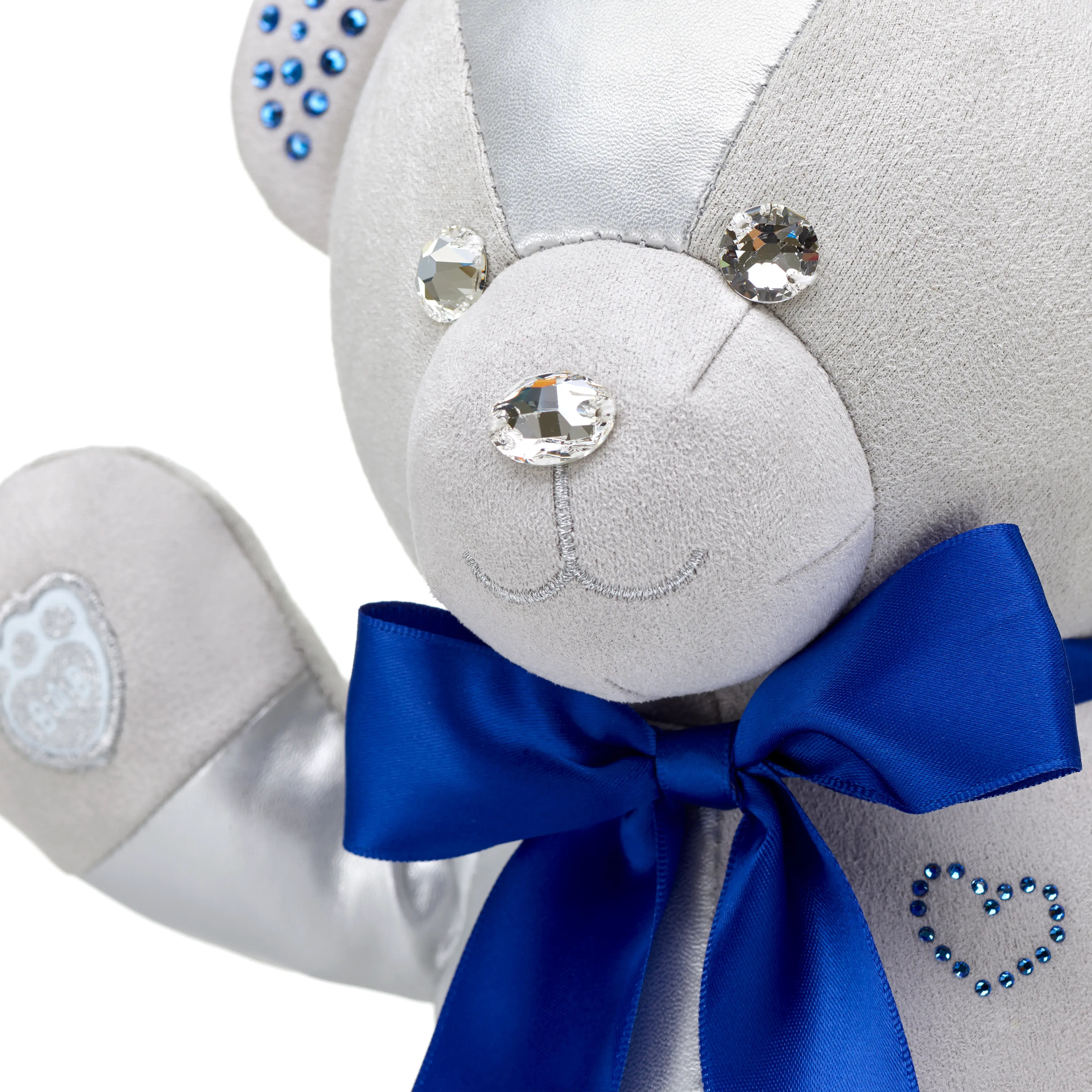 Build-A-Bear Birthstone Bear Collectible Featuring Swarovski® crystals/Teddy bear/September/Dark Blue