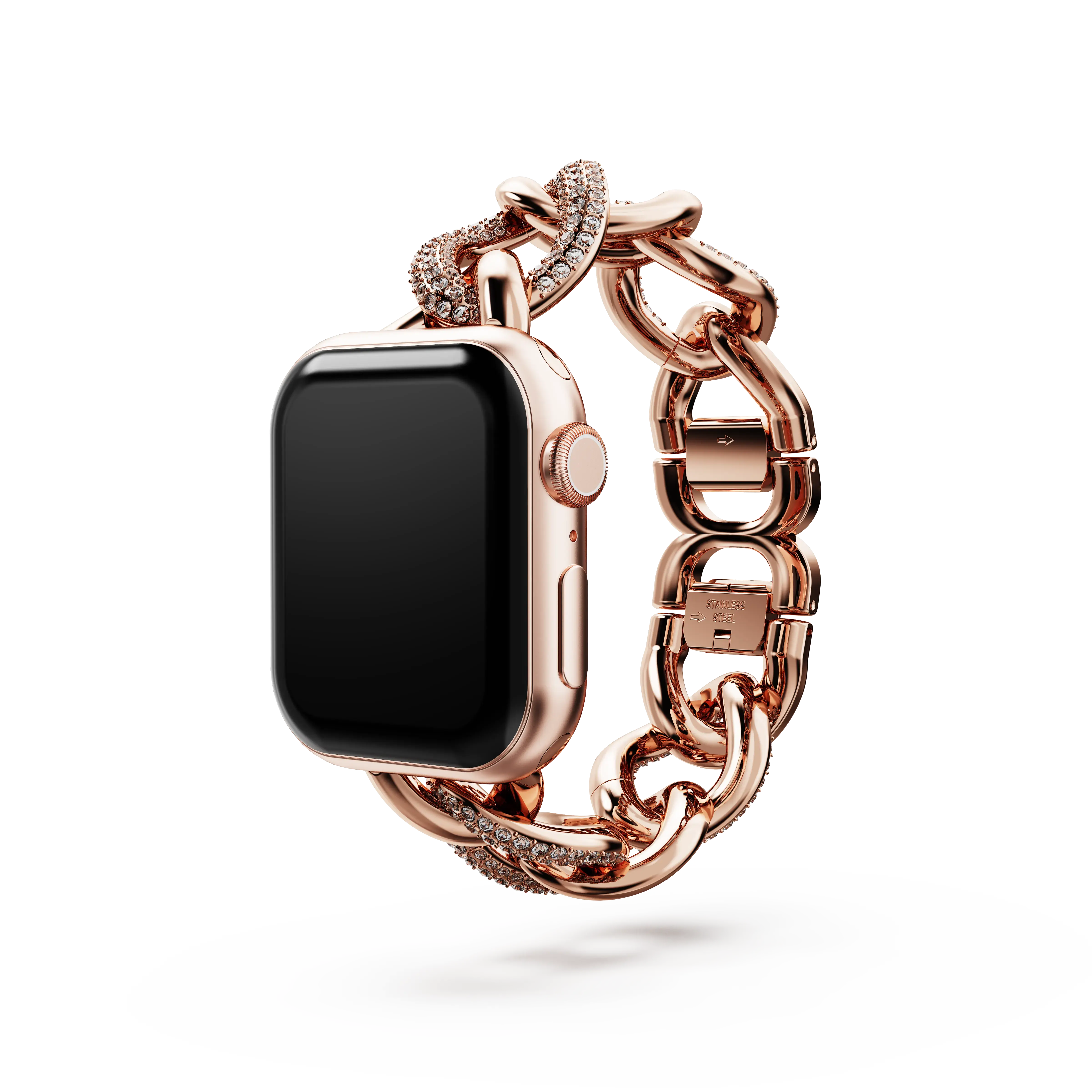 Chain strap For Apple Watch® 40mm & 41mm/Rose gold tone/Rose gold-tone finish