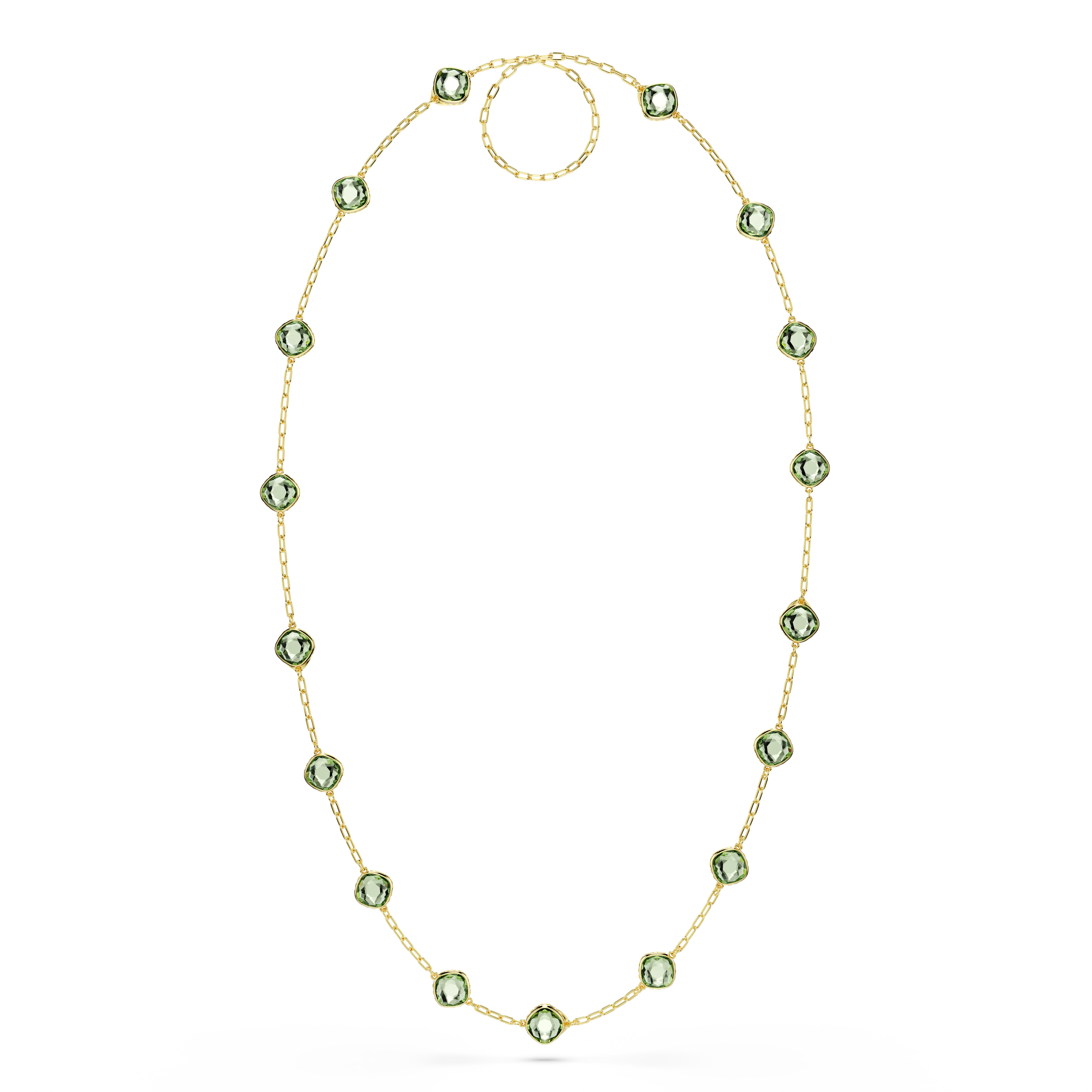 Chroma strandage Octagon cut/Multicolored/Gold-tone plated