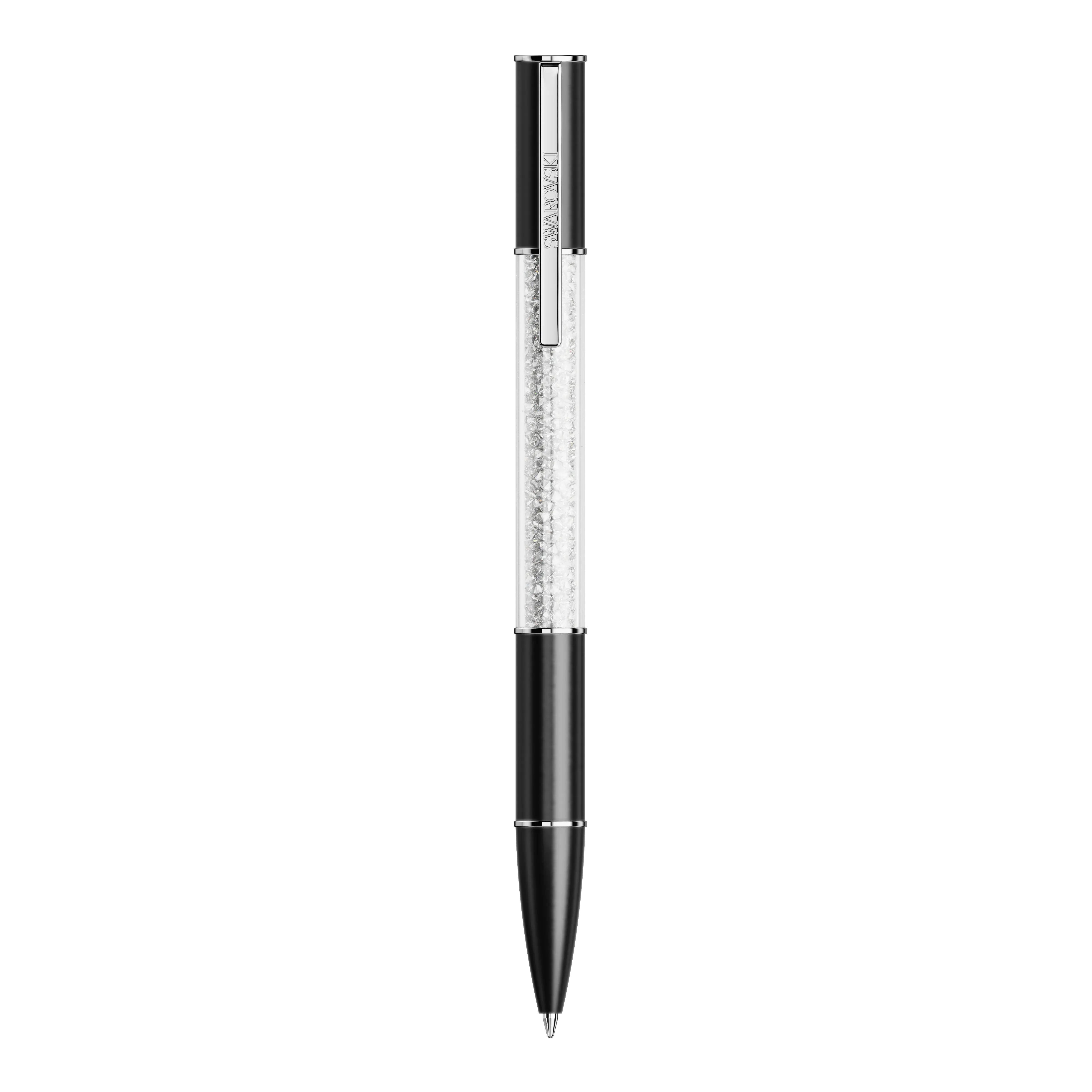 Crystalline Lustre ballpoint pen Black/Rhodium plated