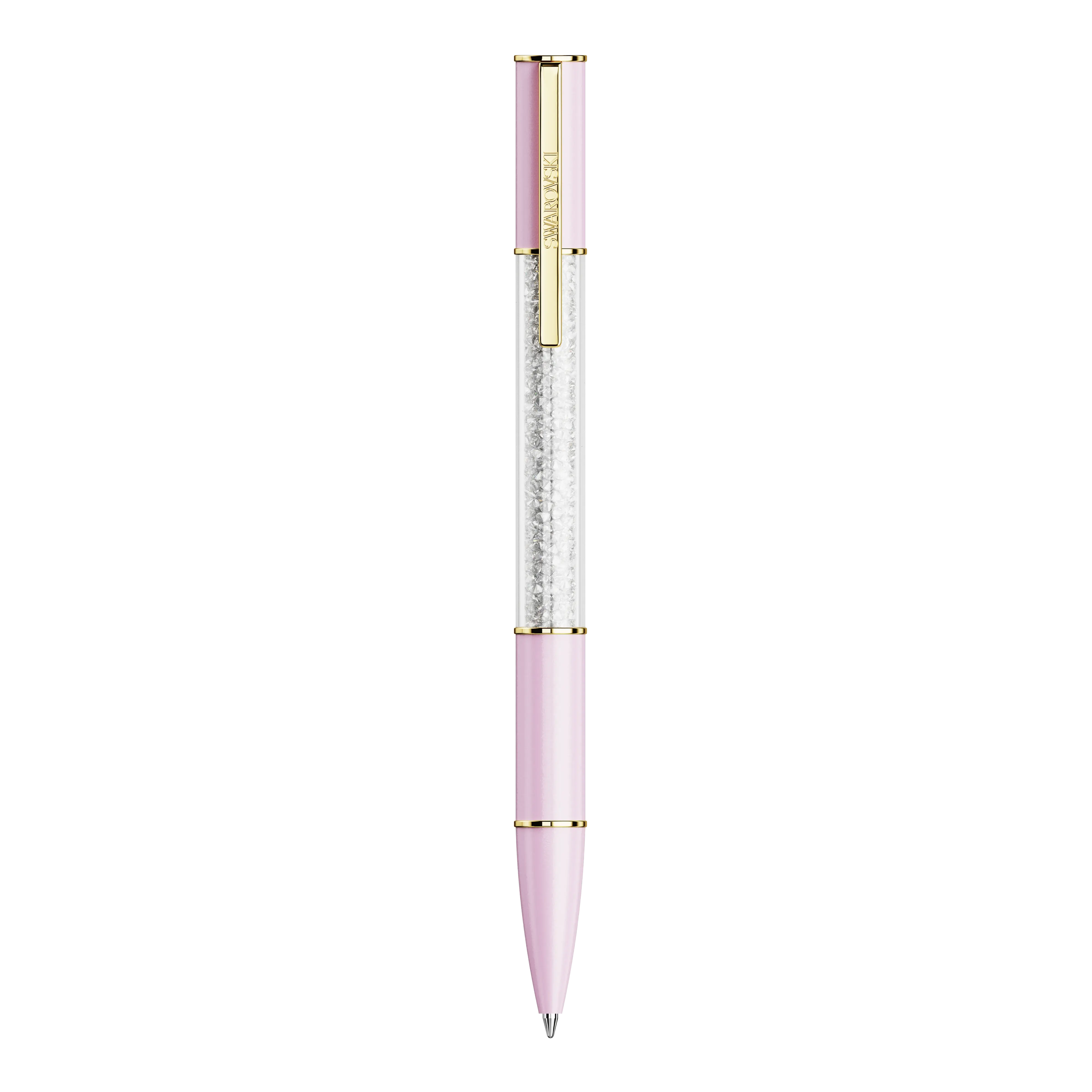 Crystalline Lustre ballpoint pen Pink/Gold-tone plated