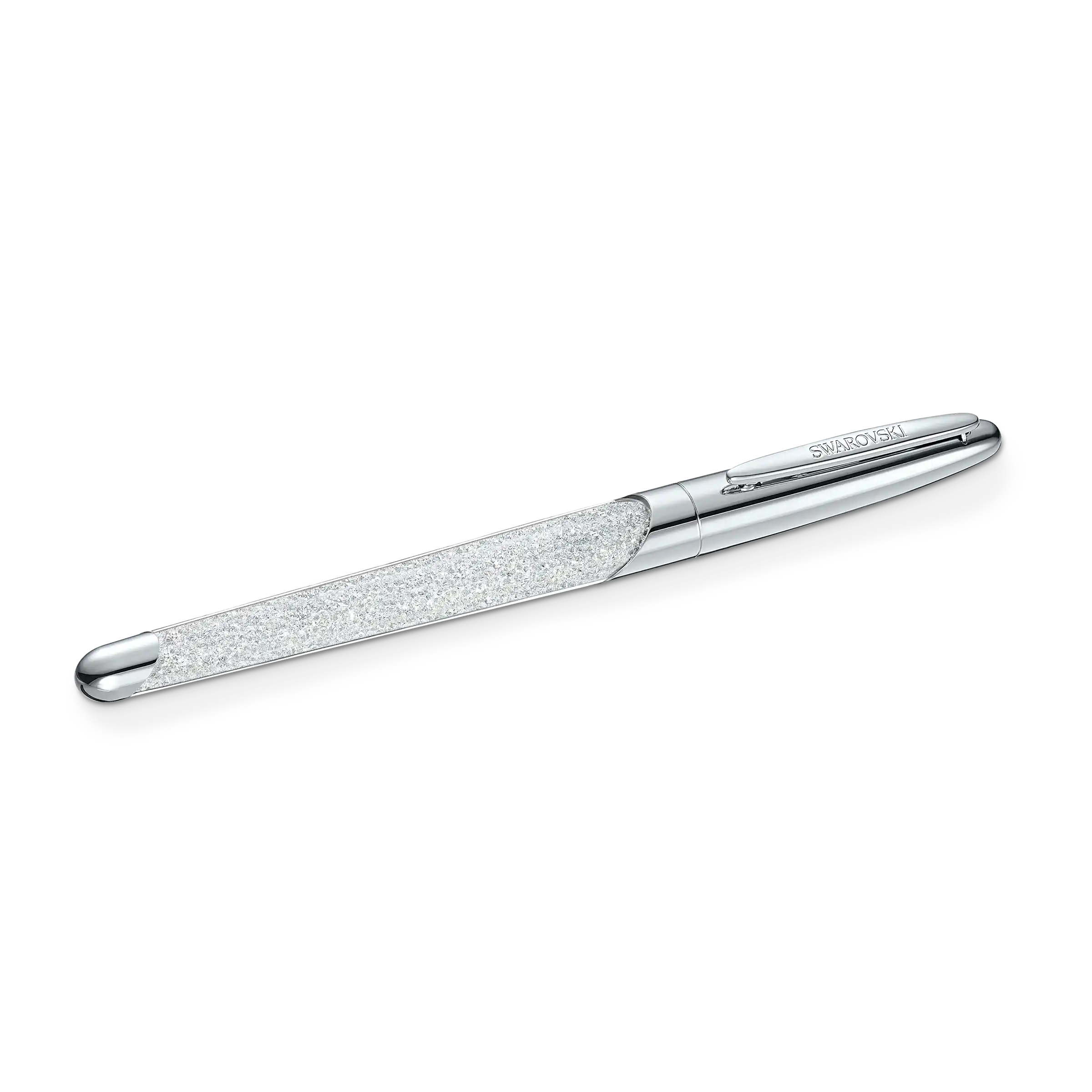 Crystalline Nova rollerball pen Silver tone/Chrome plated