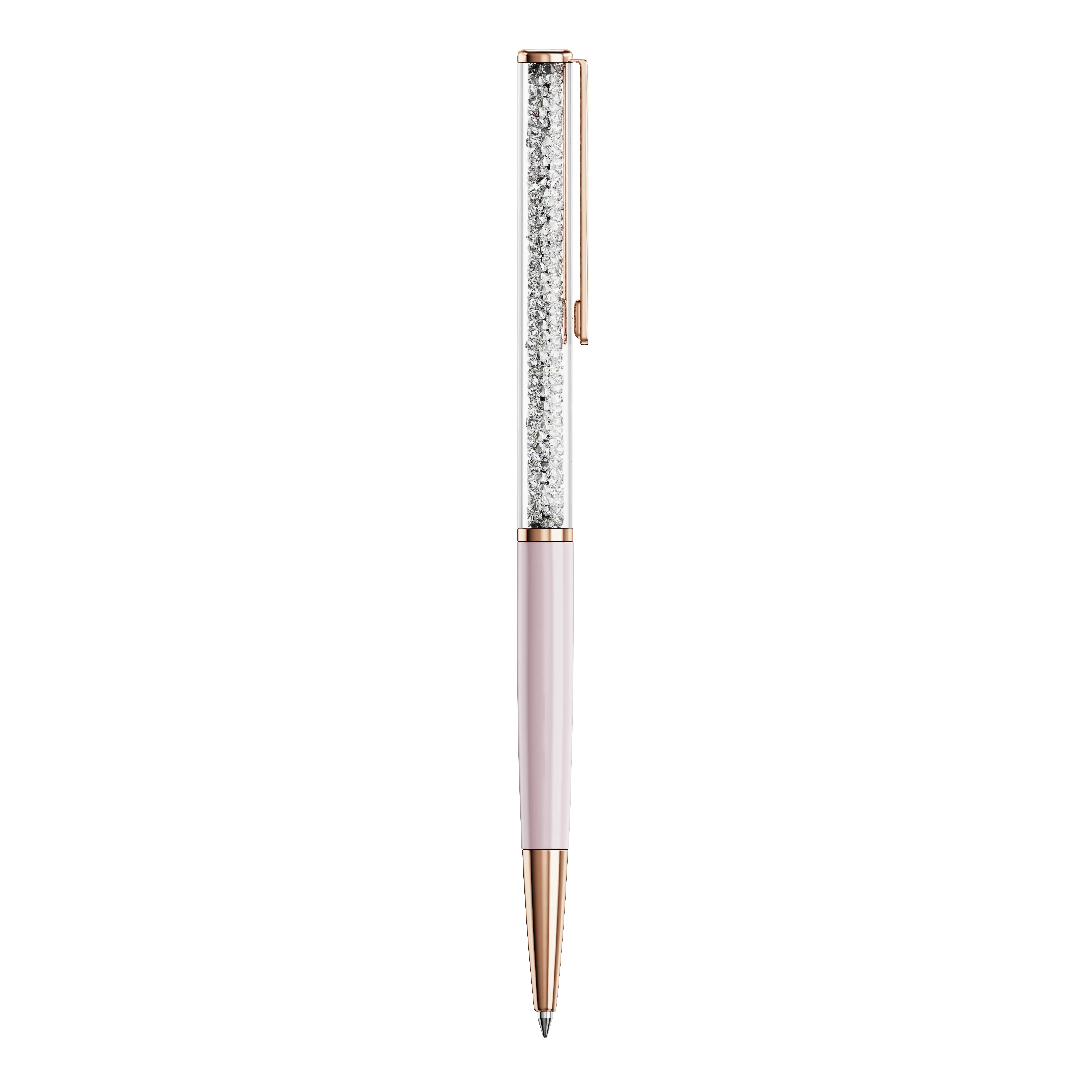 Crystalline Silk ballpoint pen Pink/Pink lacquered/Rose gold-tone plated