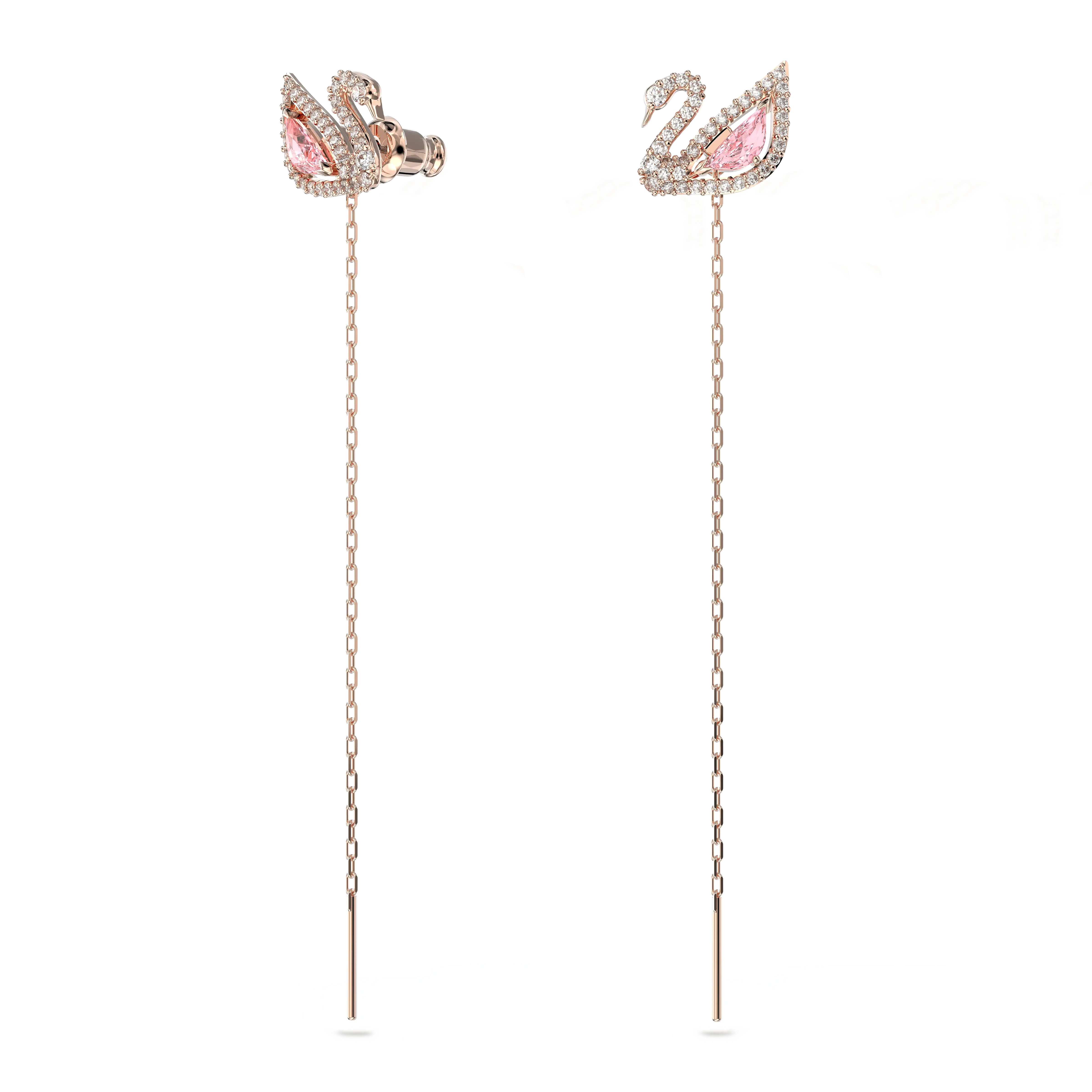 dazzling-swan-drop-earrings-swan-pink-rose-gold-tone-plated-swarovski-5469990-2.webp