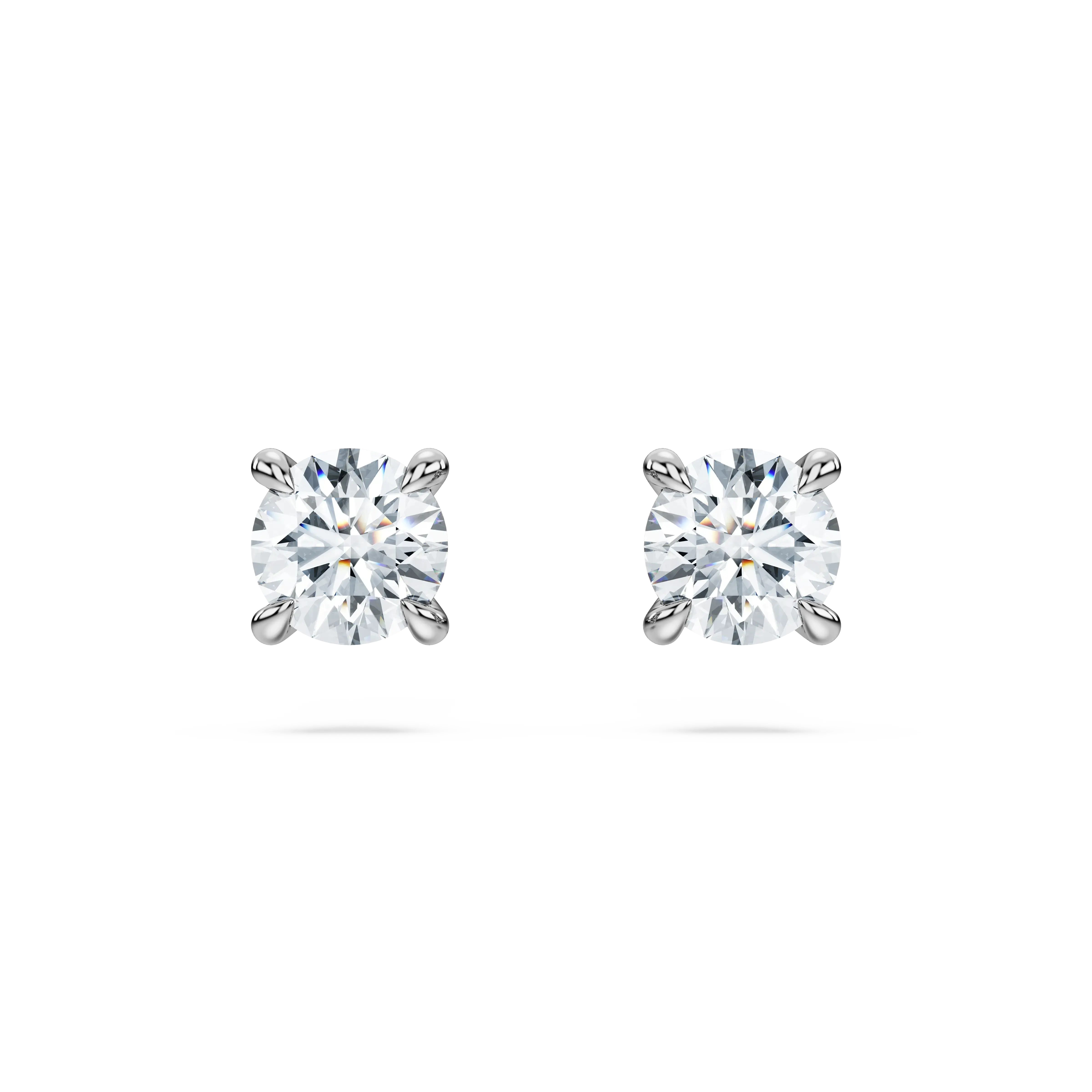 Eternity stud earrings Lab-grown diamonds 0.52 ct tw/Round shape/Sterling silver