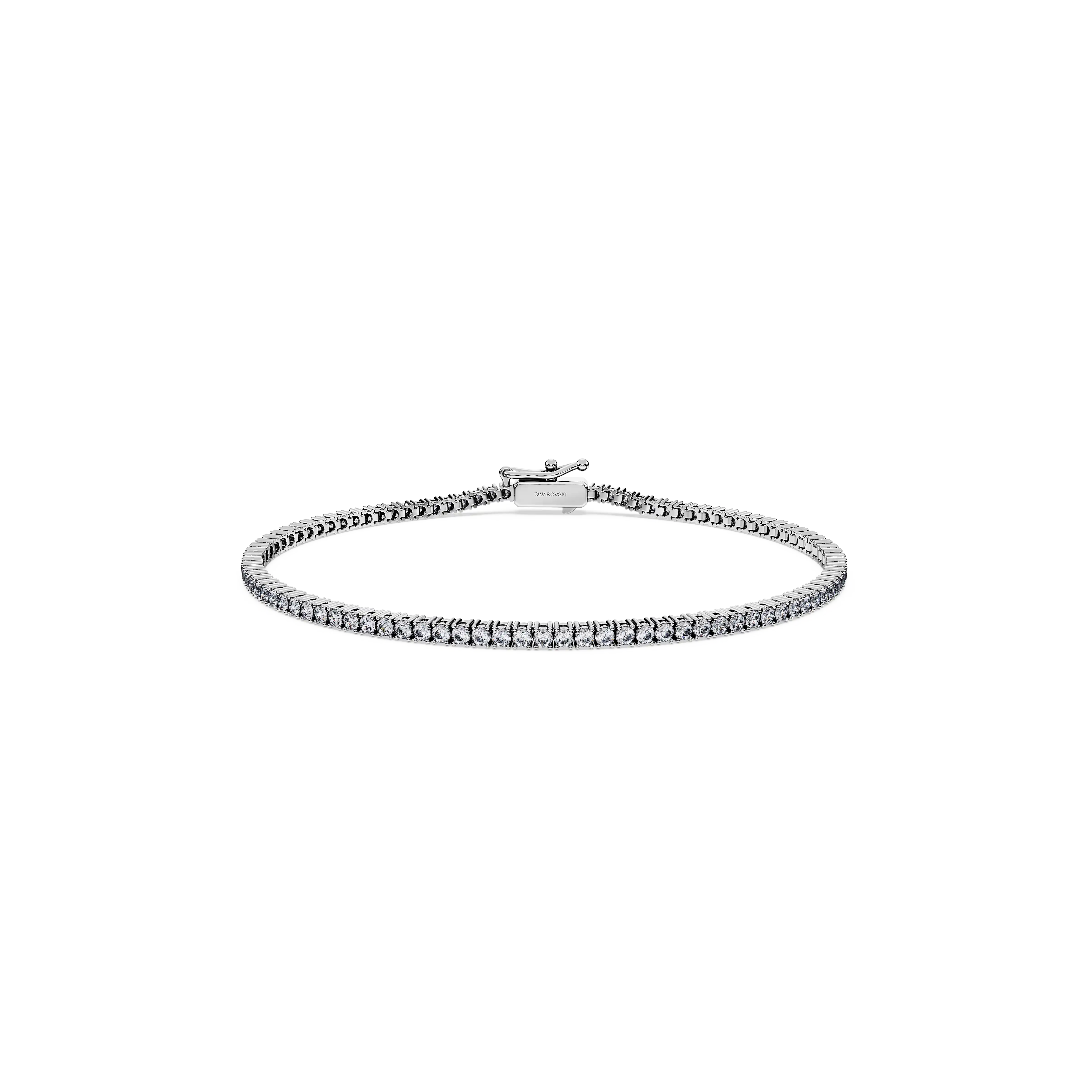 Eternity Tennis bracelet Lab-grown diamonds 1.5 ct tw/Round shape/14K white gold