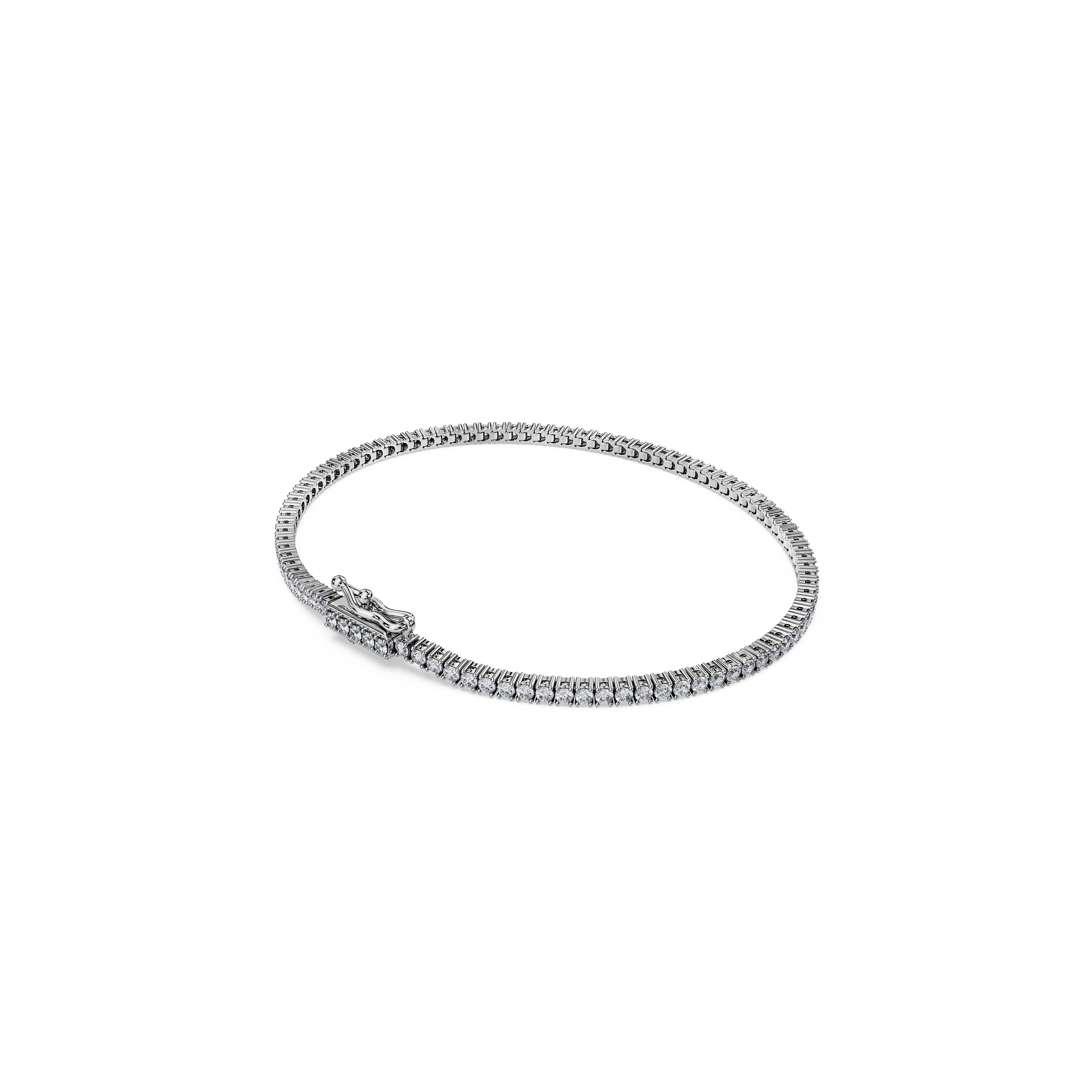 eternity-tennis-bracelet-lab-grown-diamonds-1.5-ct-tw-round-shape-14k-white-gold-swarovski-5696894-4.webp