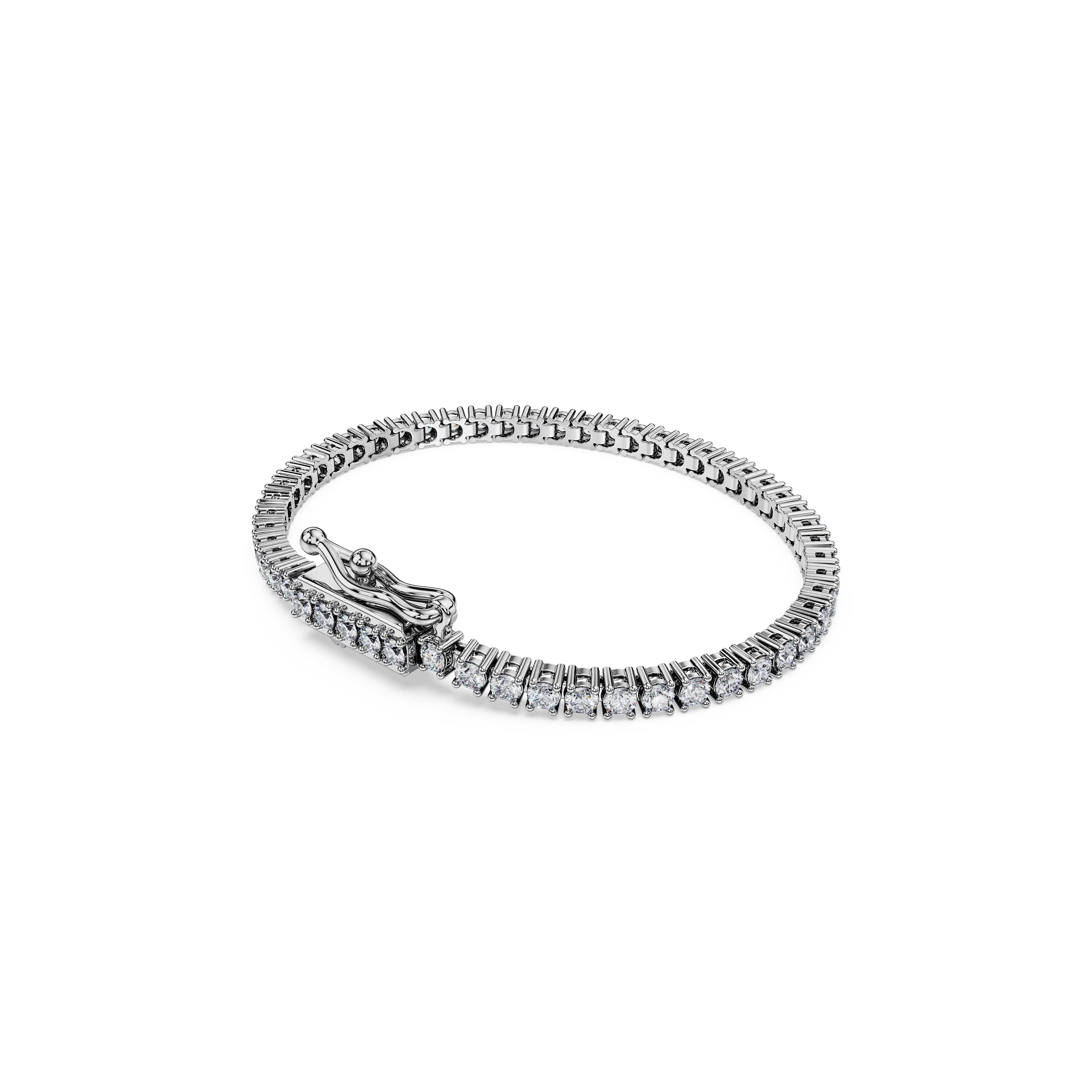 eternity-tennis-bracelet-lab-grown-diamonds-3-ct-tw-round-shape-14k-white-gold-swarovski-5697145-4.webp