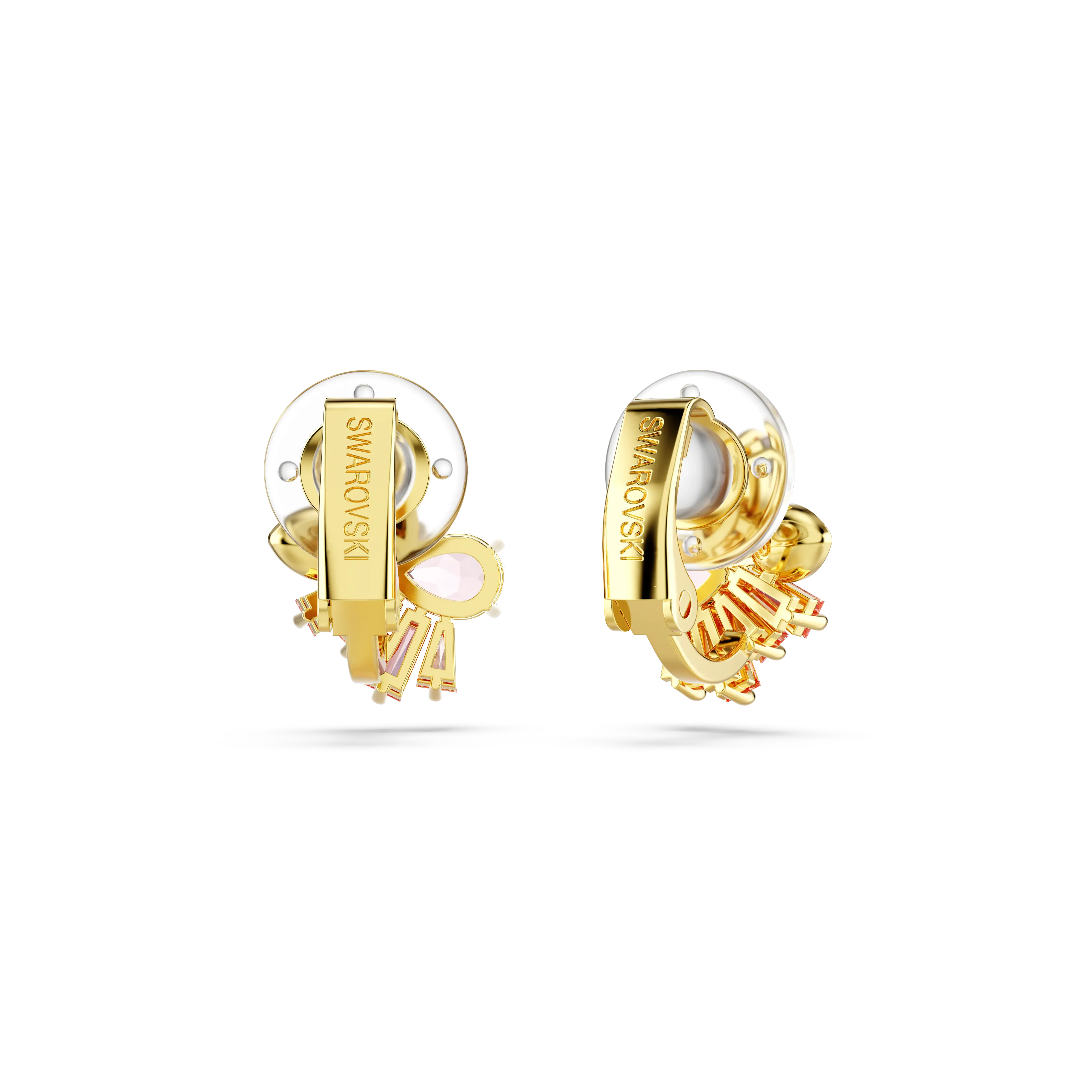 gema-clip-earrings-mixed-cuts-flower-pink-gold-tone-plated-swarovski-5688479-4.webp