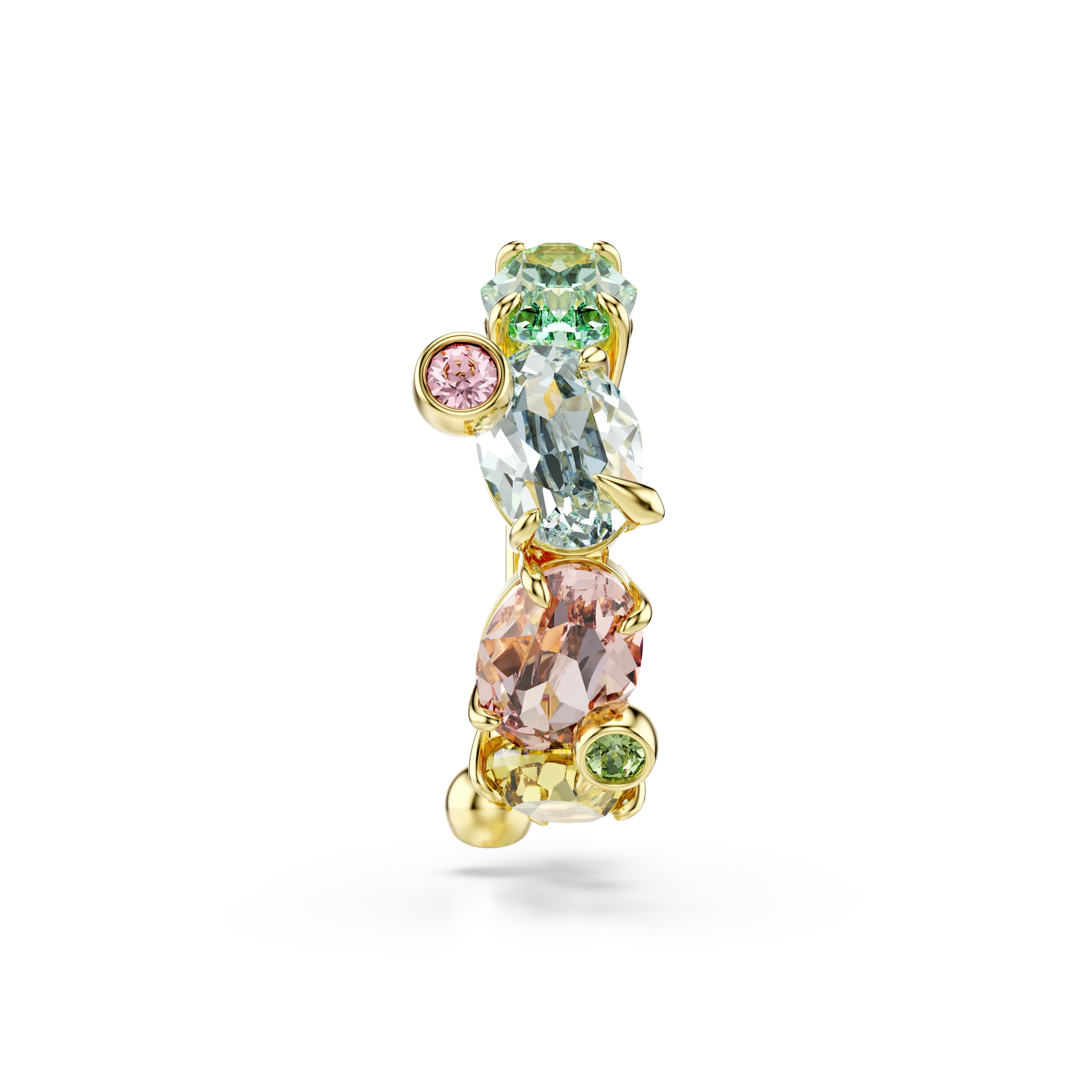 gema-ear-cuff-single-mixed-cuts-multicolored-gold-tone-plated-swarovski-5720903-2.webp