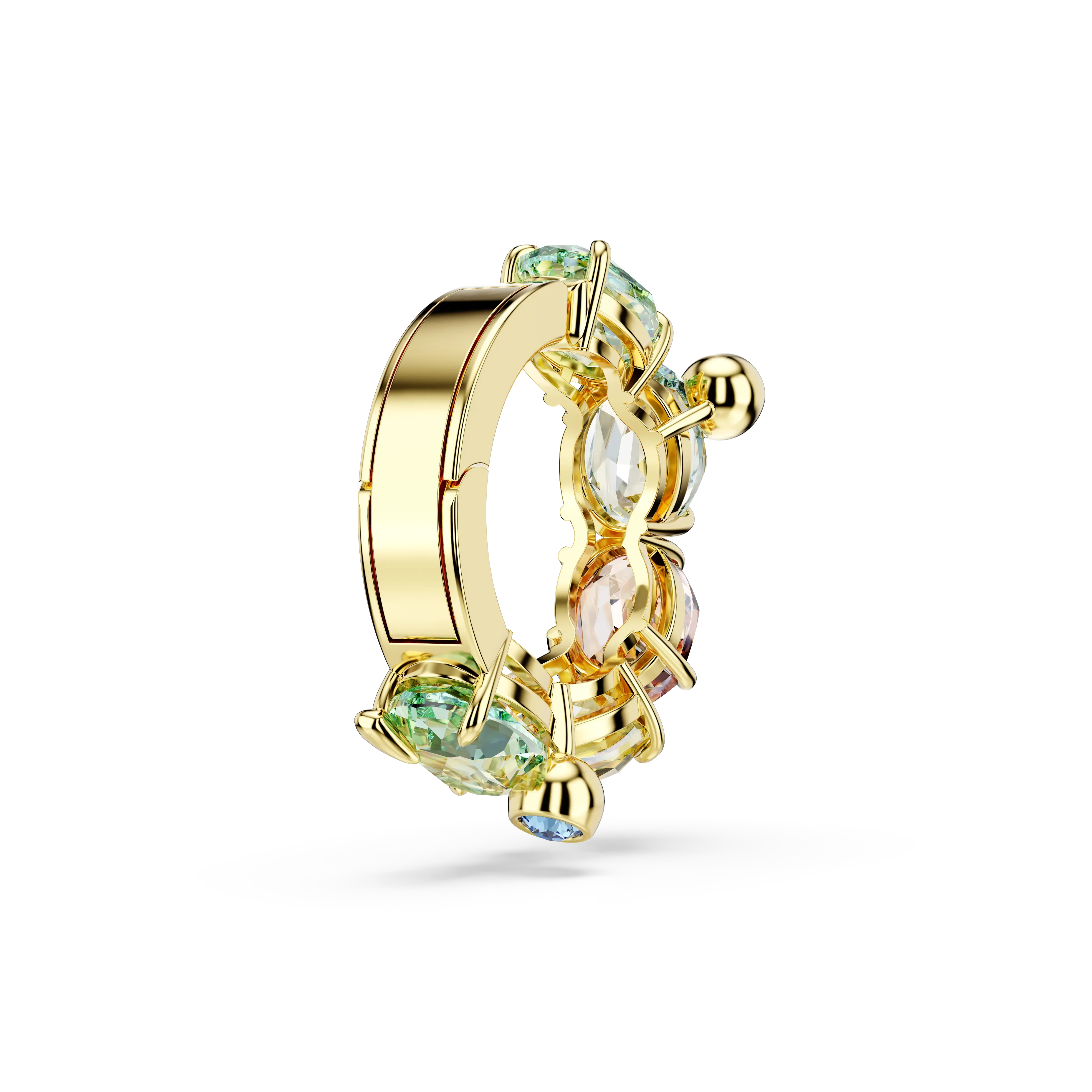 gema-ear-cuff-single-mixed-cuts-multicolored-gold-tone-plated-swarovski-5720903-4.webp