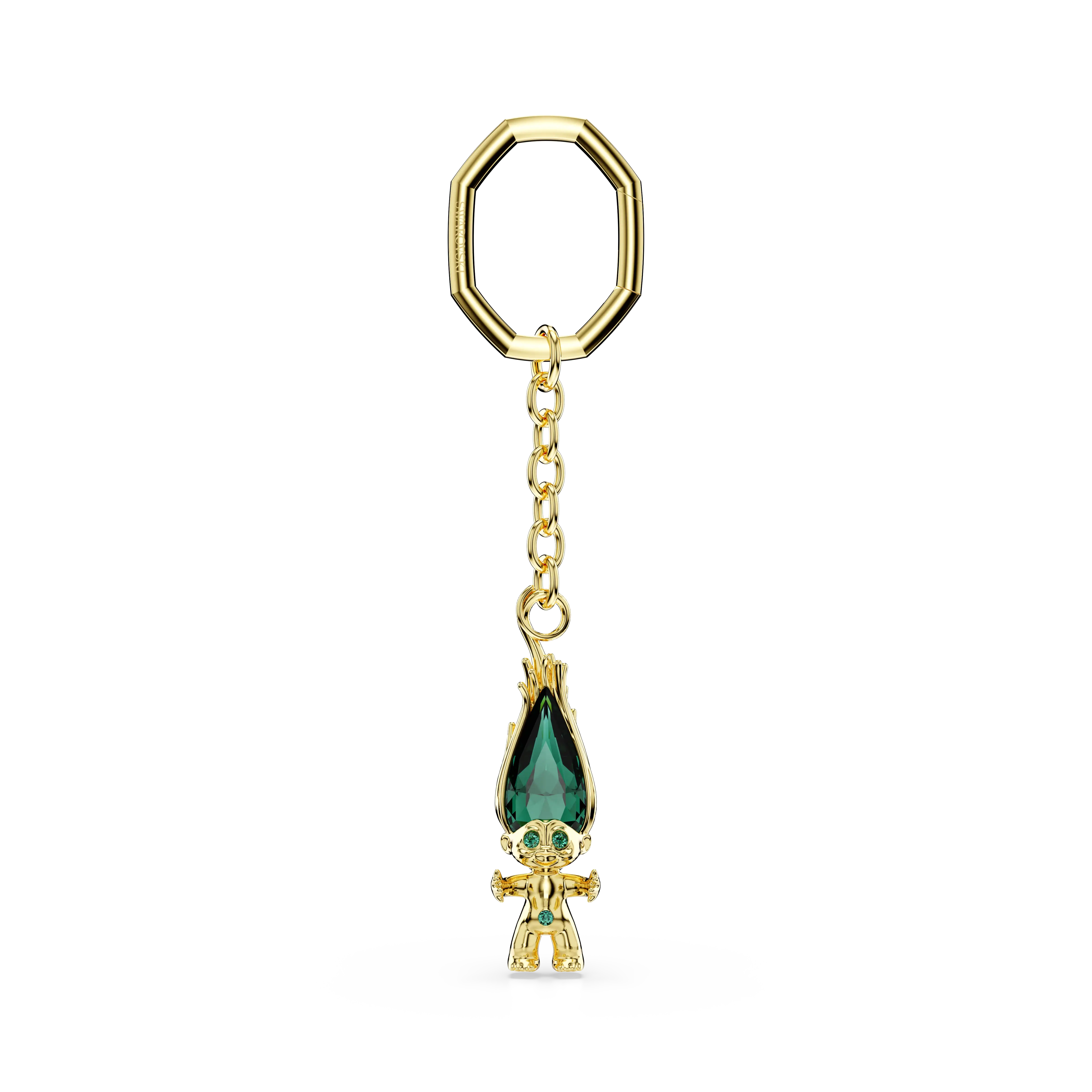 Good Luck Trolls key ring Troll/Green/Gold-tone plated