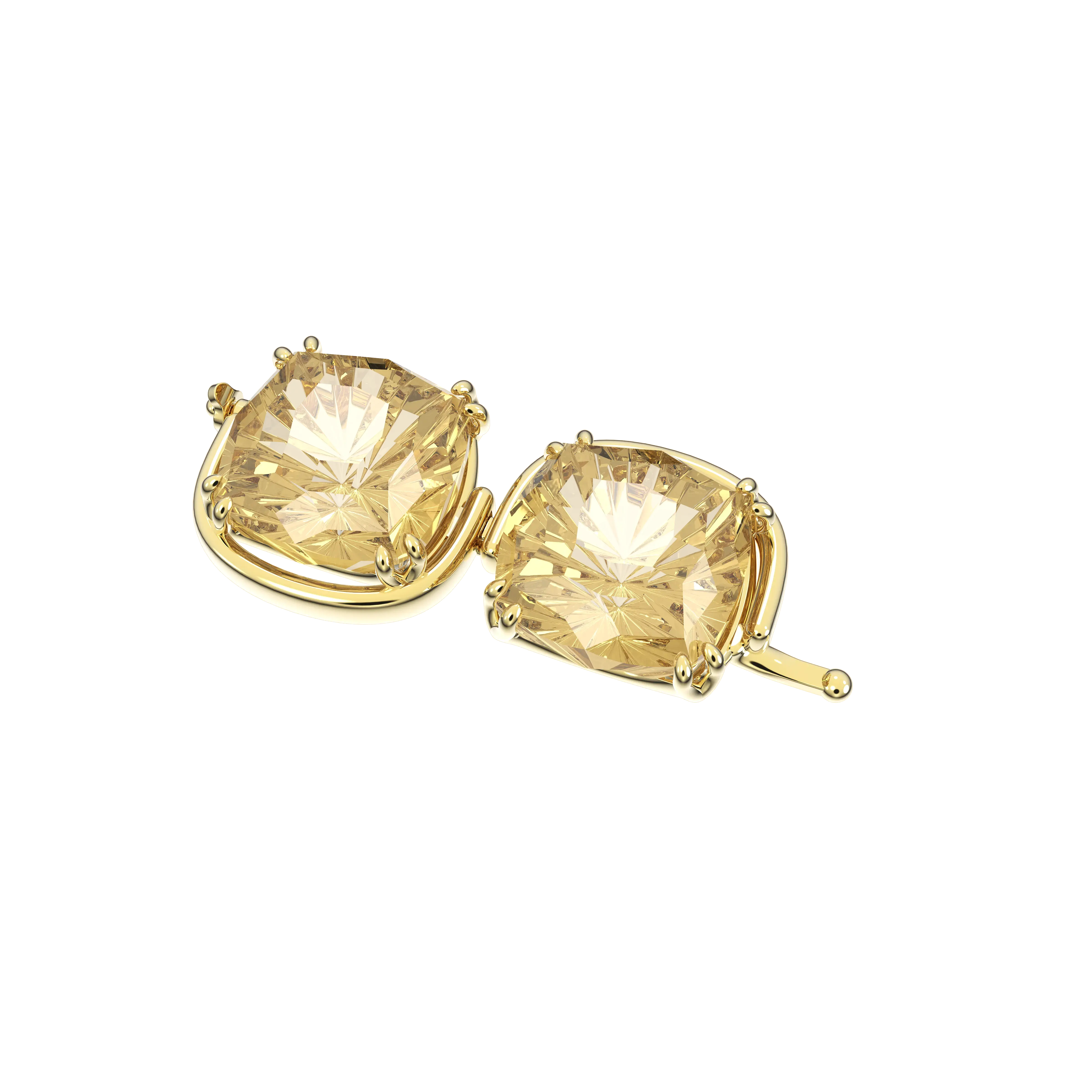 Harmonia extender Cushion cut/Gold tone/Gold-tone plated