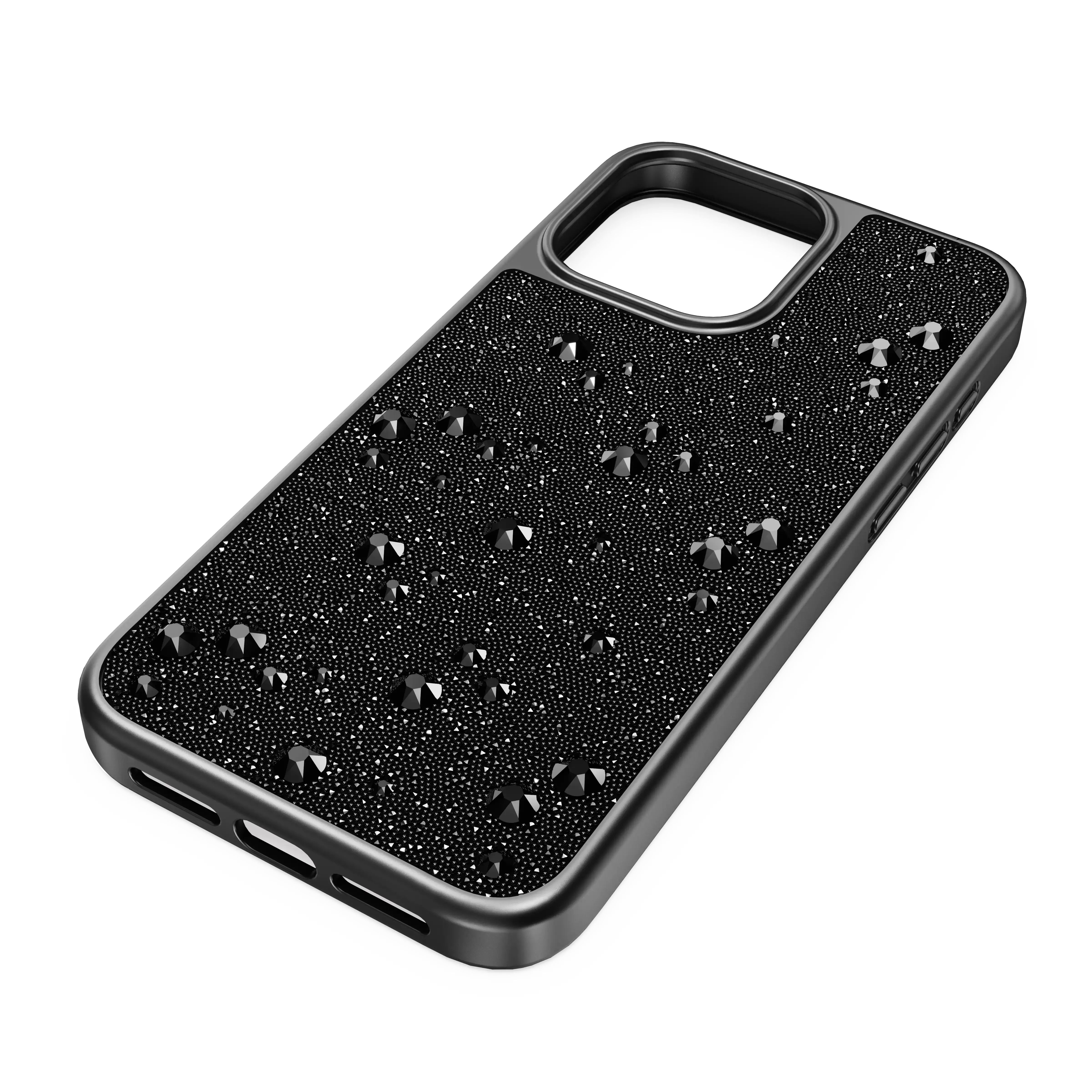 High smartphone case Flat Back crystals/iPhone® 15 Pro Max/Black