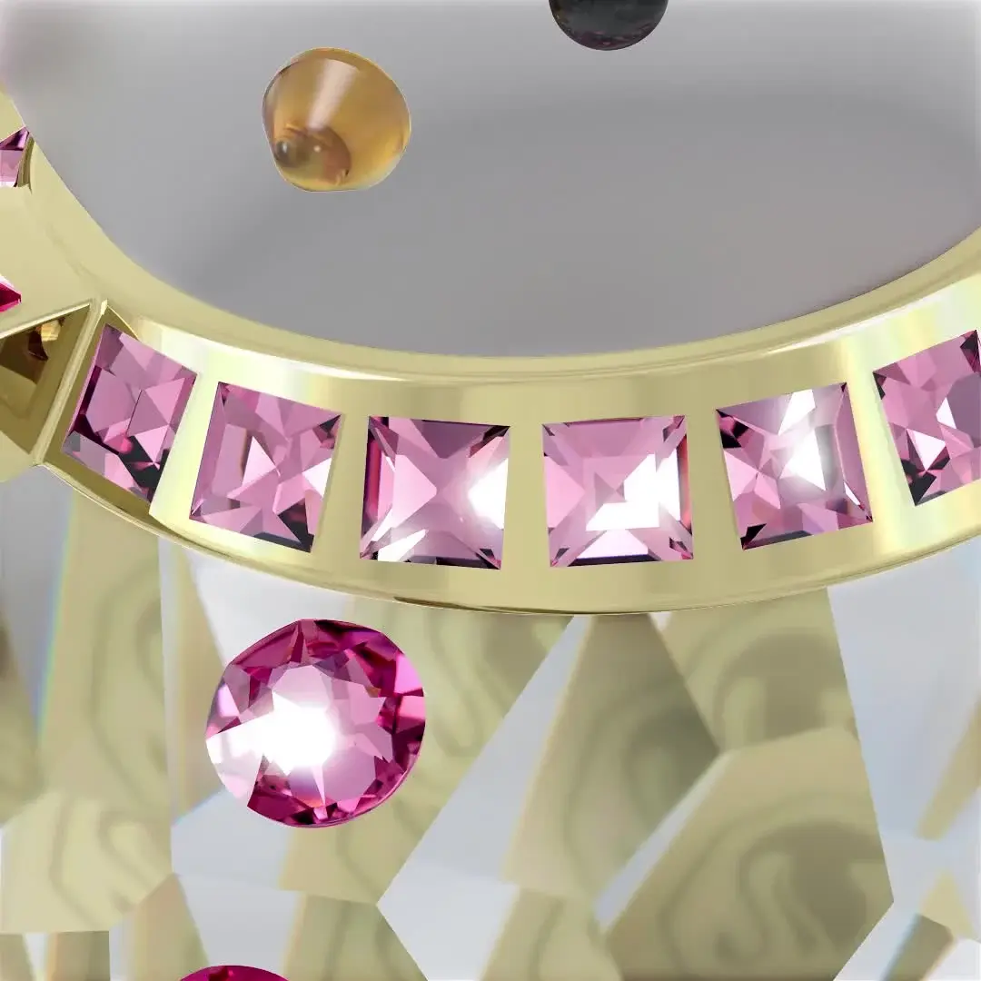 Holiday Cheers Dulcis Snowman Pink