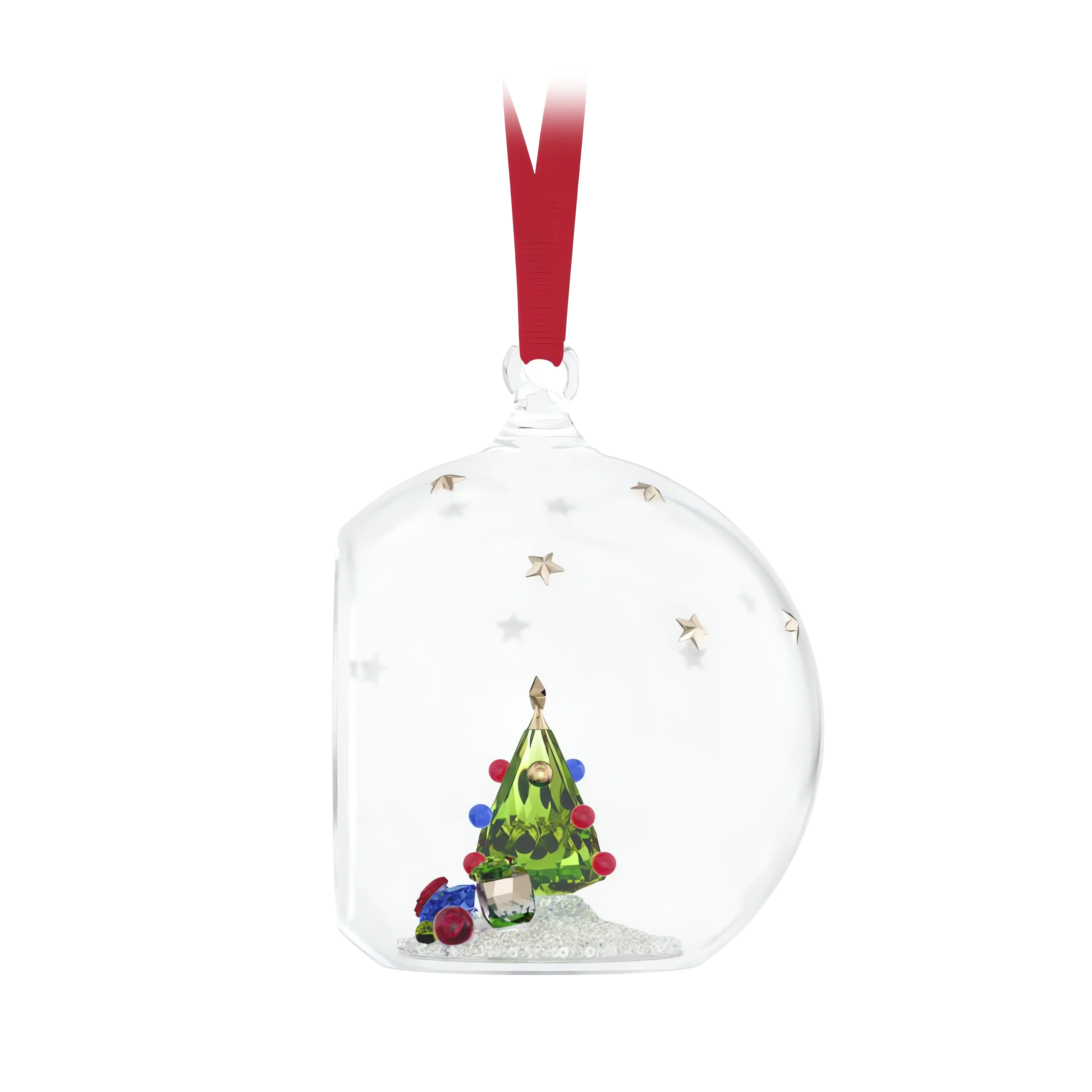 Holiday Cheers Tree and Gifts Ball Ornament