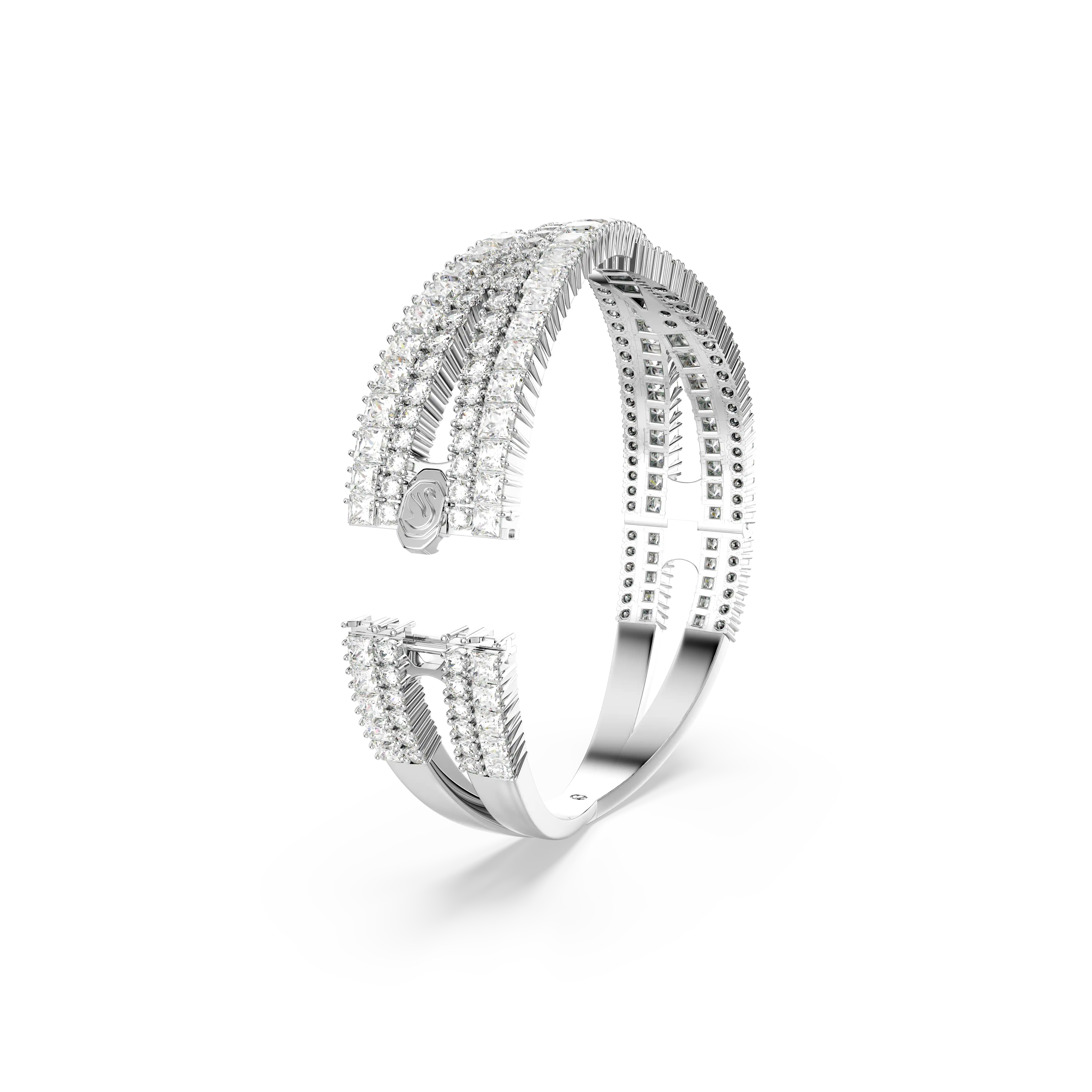 hyperbola-cuff-mixed-cuts-infinity-white-rhodium-plated-swarovski-5680267-3.webp