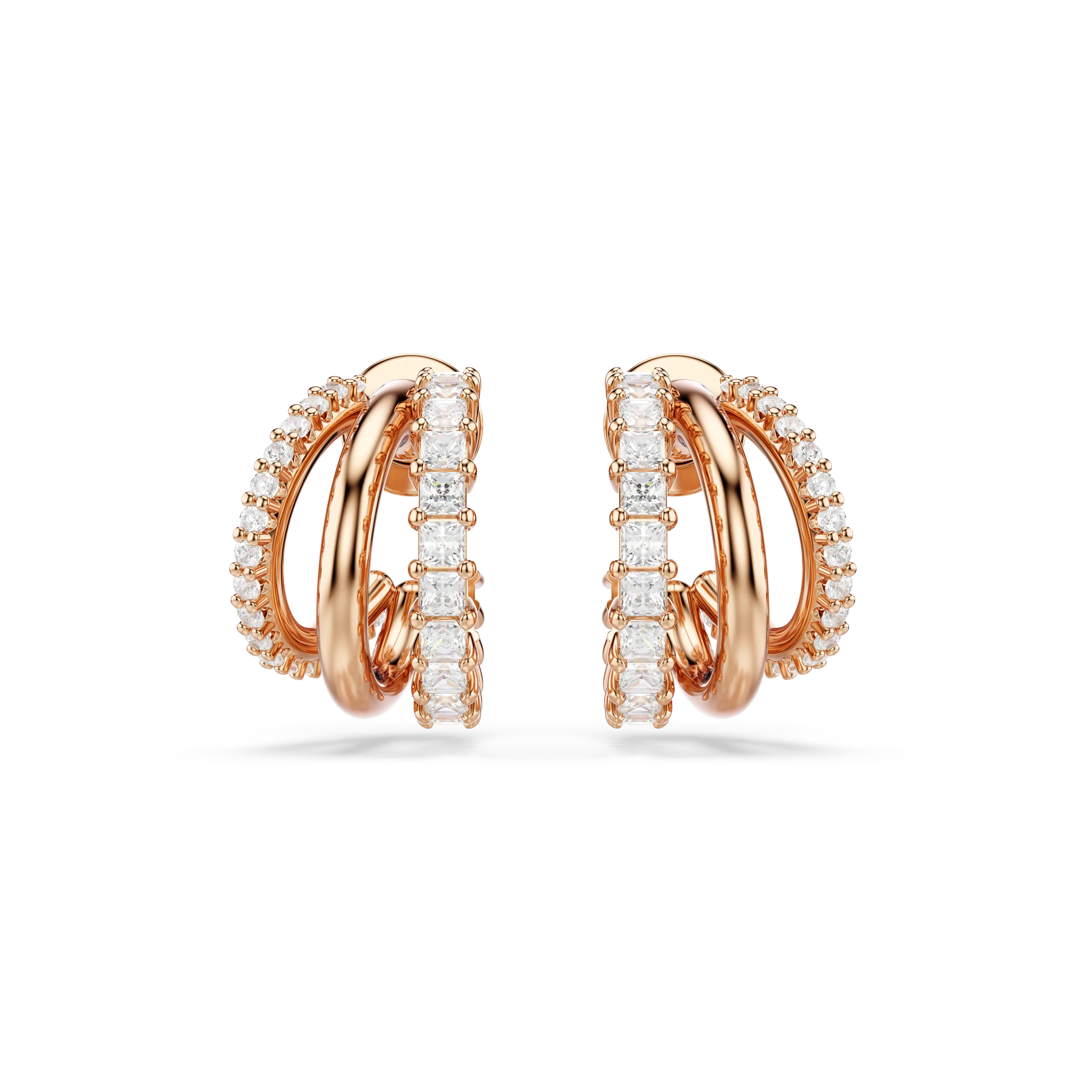 hyperbola-hoop-earrings-mixed-cuts-mini-white-rose-gold-tone-plated-swarovski-5698702-2.webp
