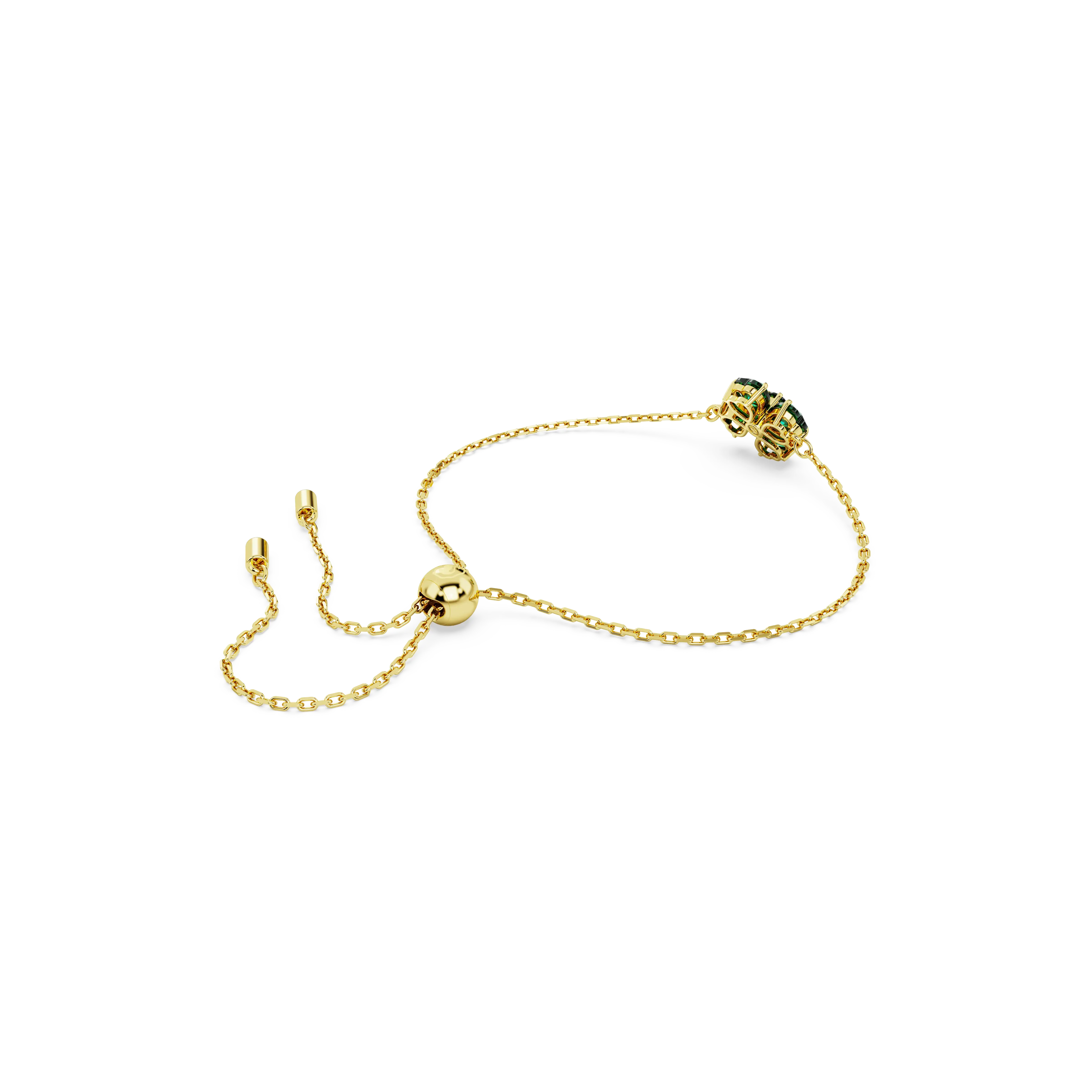idyllia-bracelet-mixed-cuts-clover-green-gold-tone-plated-swarovski-5666585-4.webp