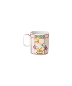 Idyllia mug Porcelain/Crystal print motif/Flycatcher/Pink