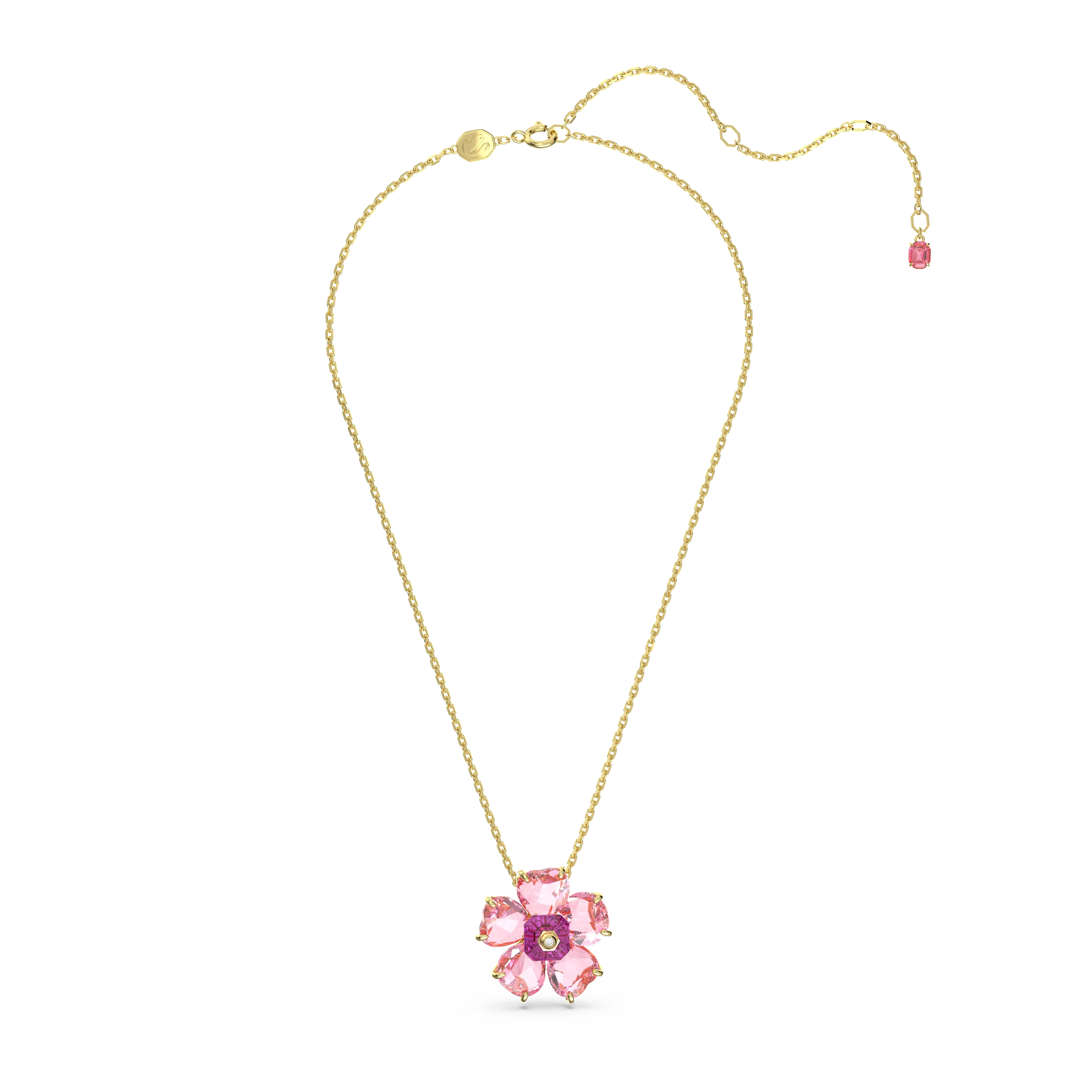 idyllia-necklace-flower-pink-gold-tone-plated-swarovski-5650569-2.webp