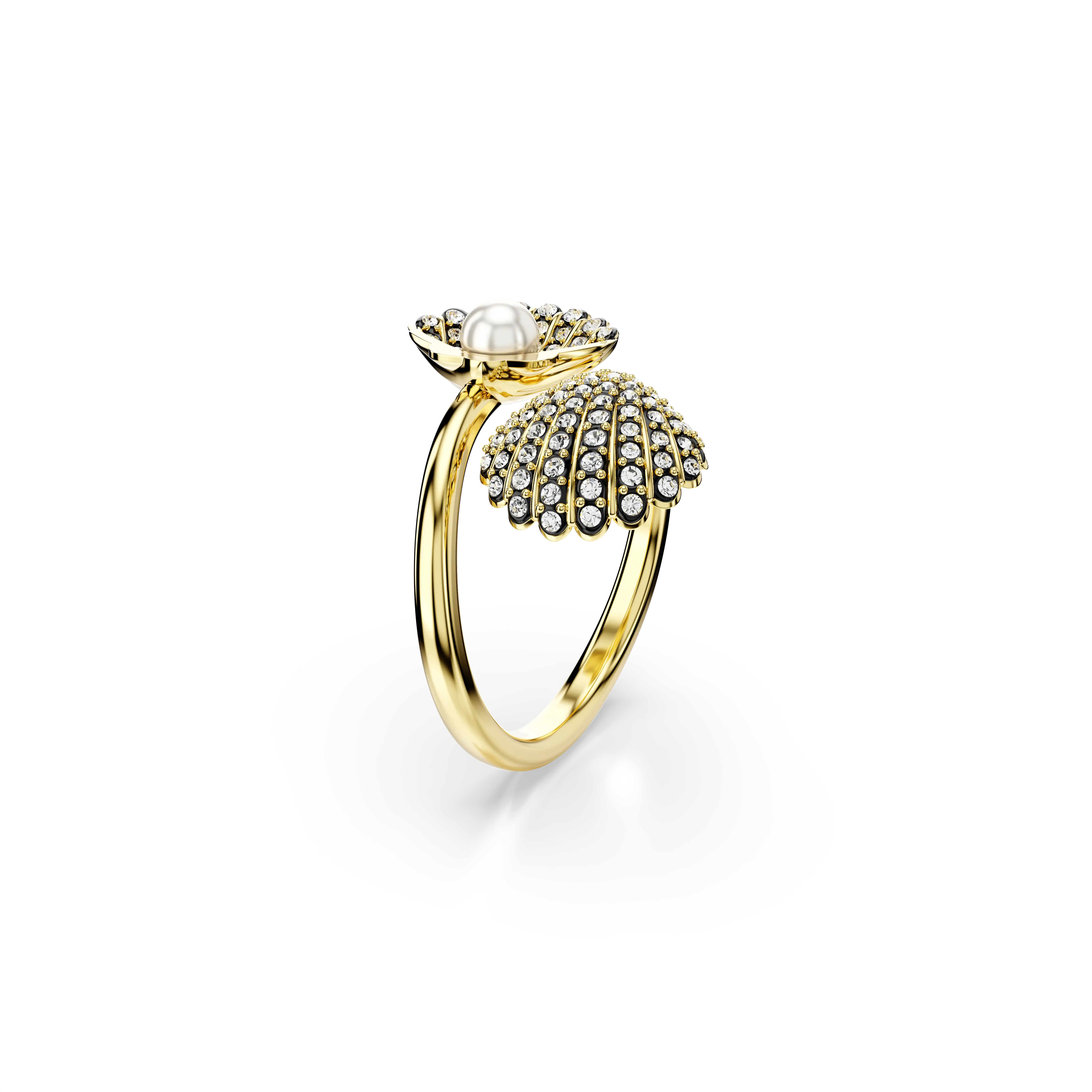idyllia-open-ring-crystal-pearl-shell-white-gold-tone-plated-swarovski-5683951-2.webp