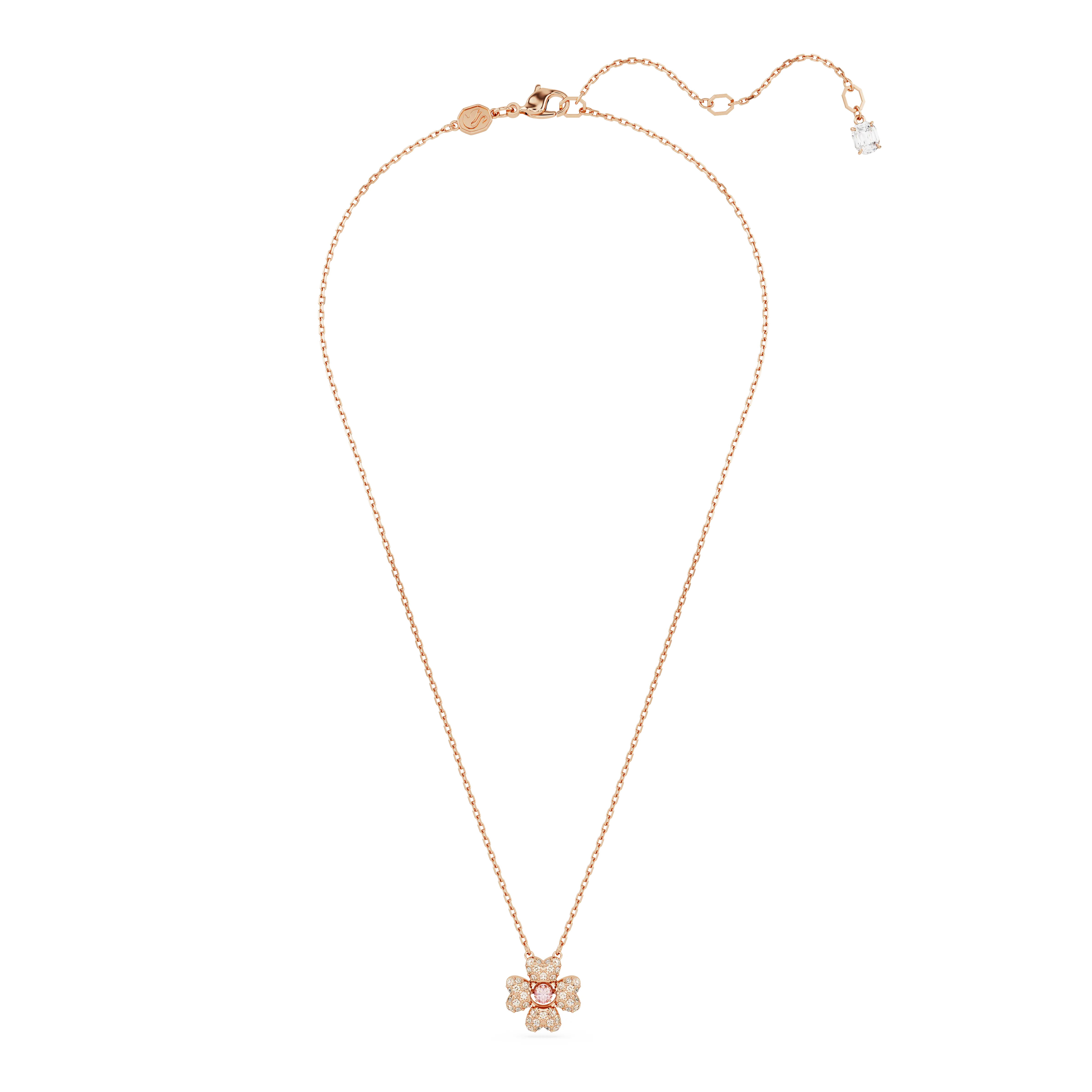 idyllia-pendant-clover-white-rose-gold-tone-plated-swarovski-5674211-2.webp