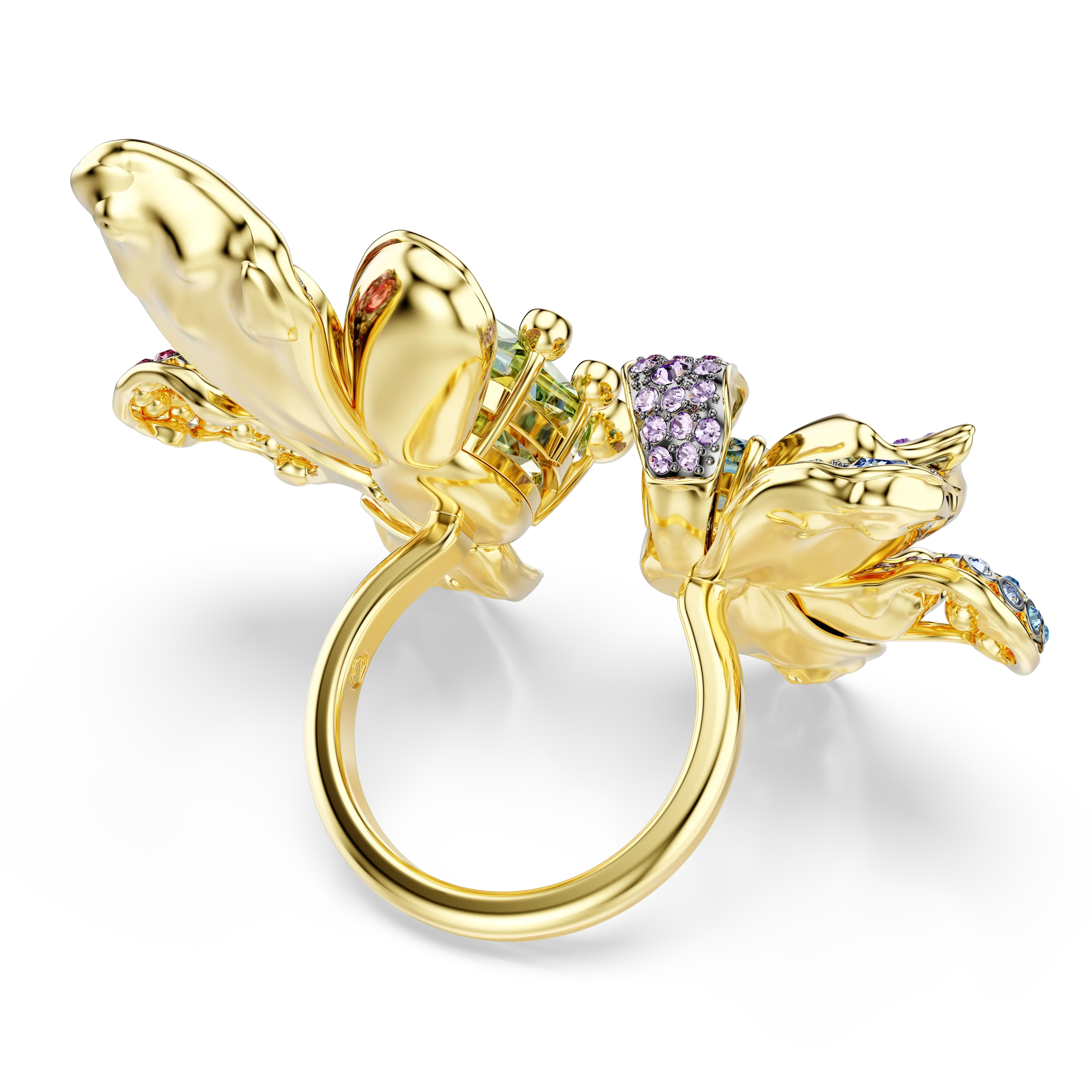 idyllia-ring-mixed-cuts-pavC3A9-flower-multicolored-gold-tone-plated-swarovski-5713612-3.webp