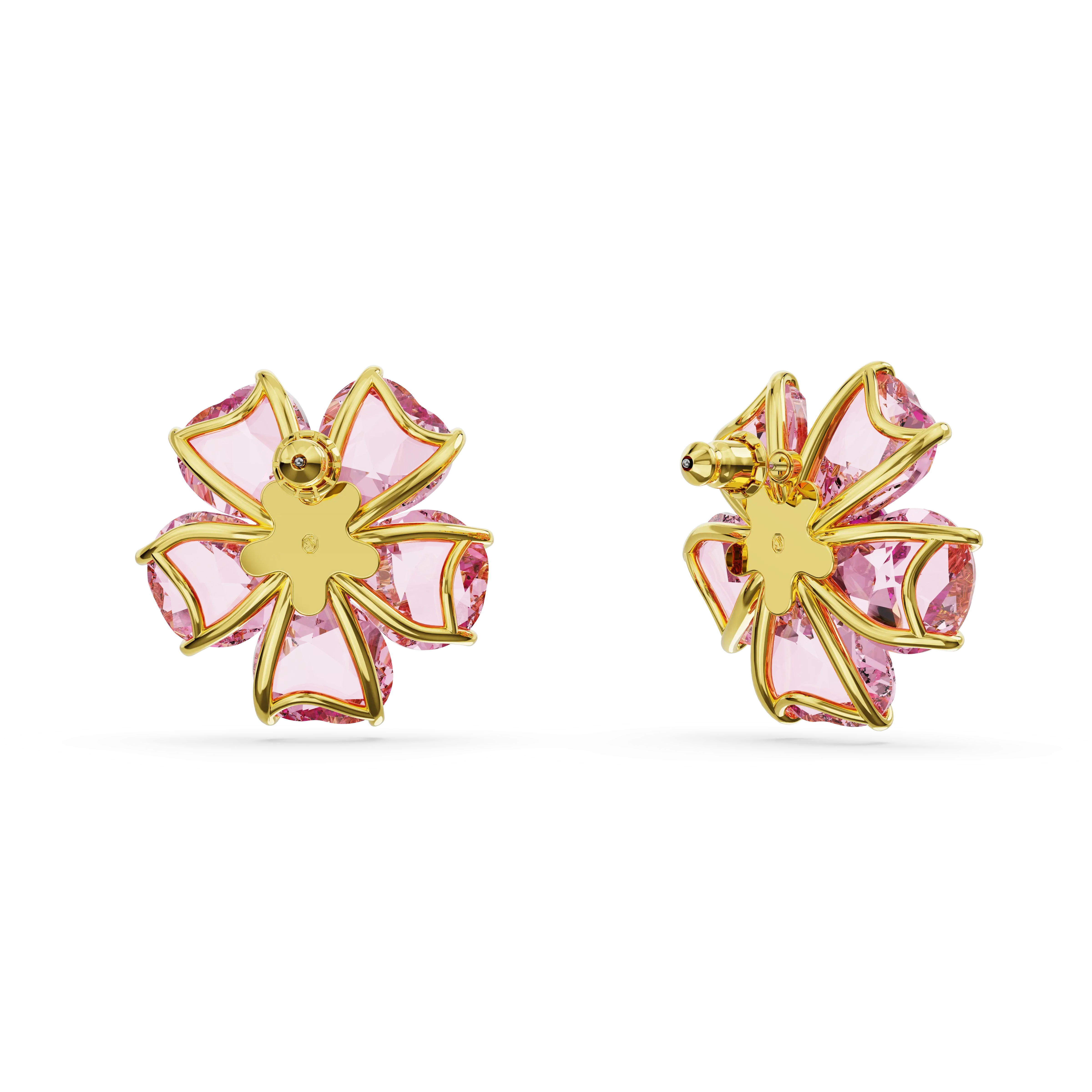 idyllia-stud-earrings-flower-pink-gold-tone-plated-swarovski-5650563-4.webp