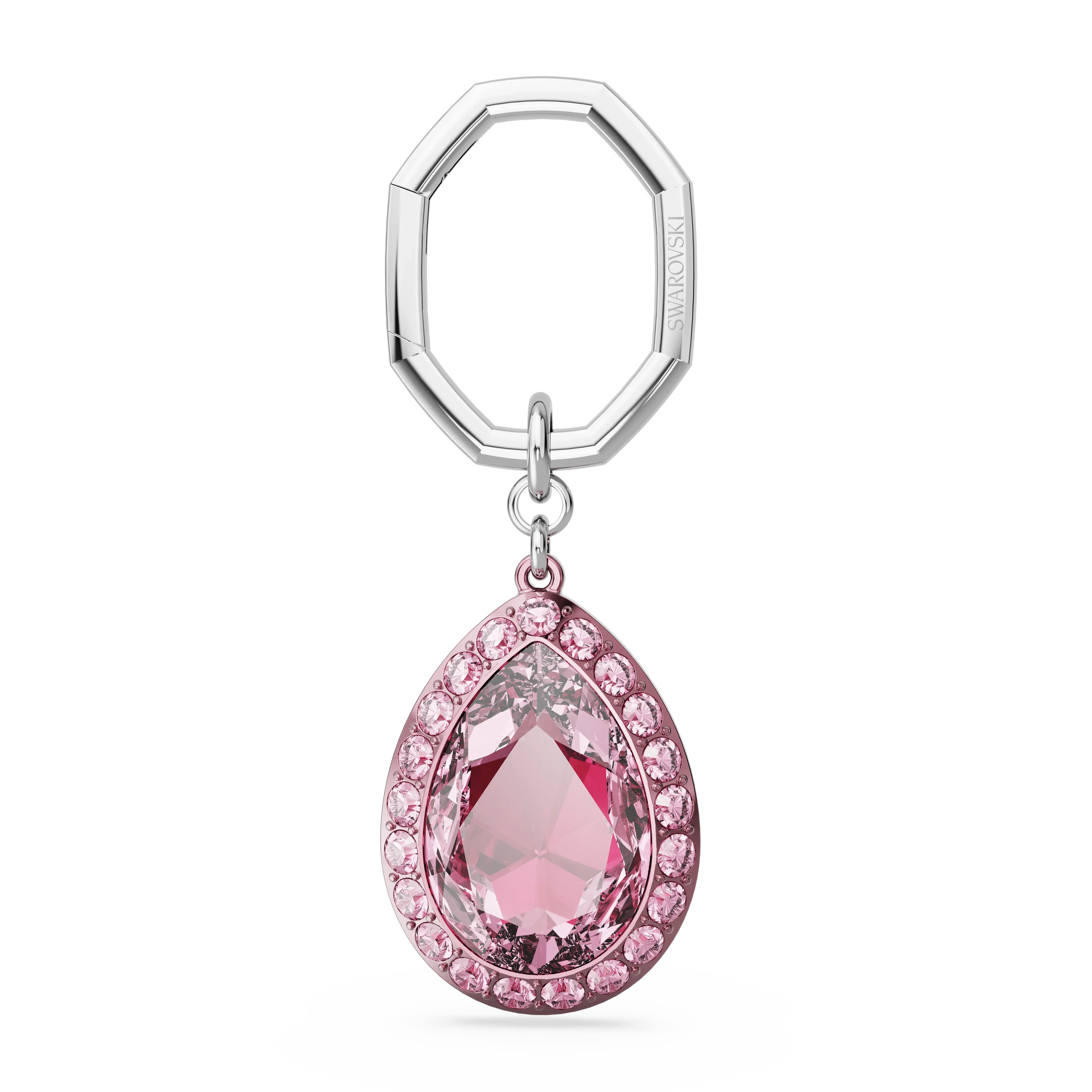 Key ring Pear cut/Pink