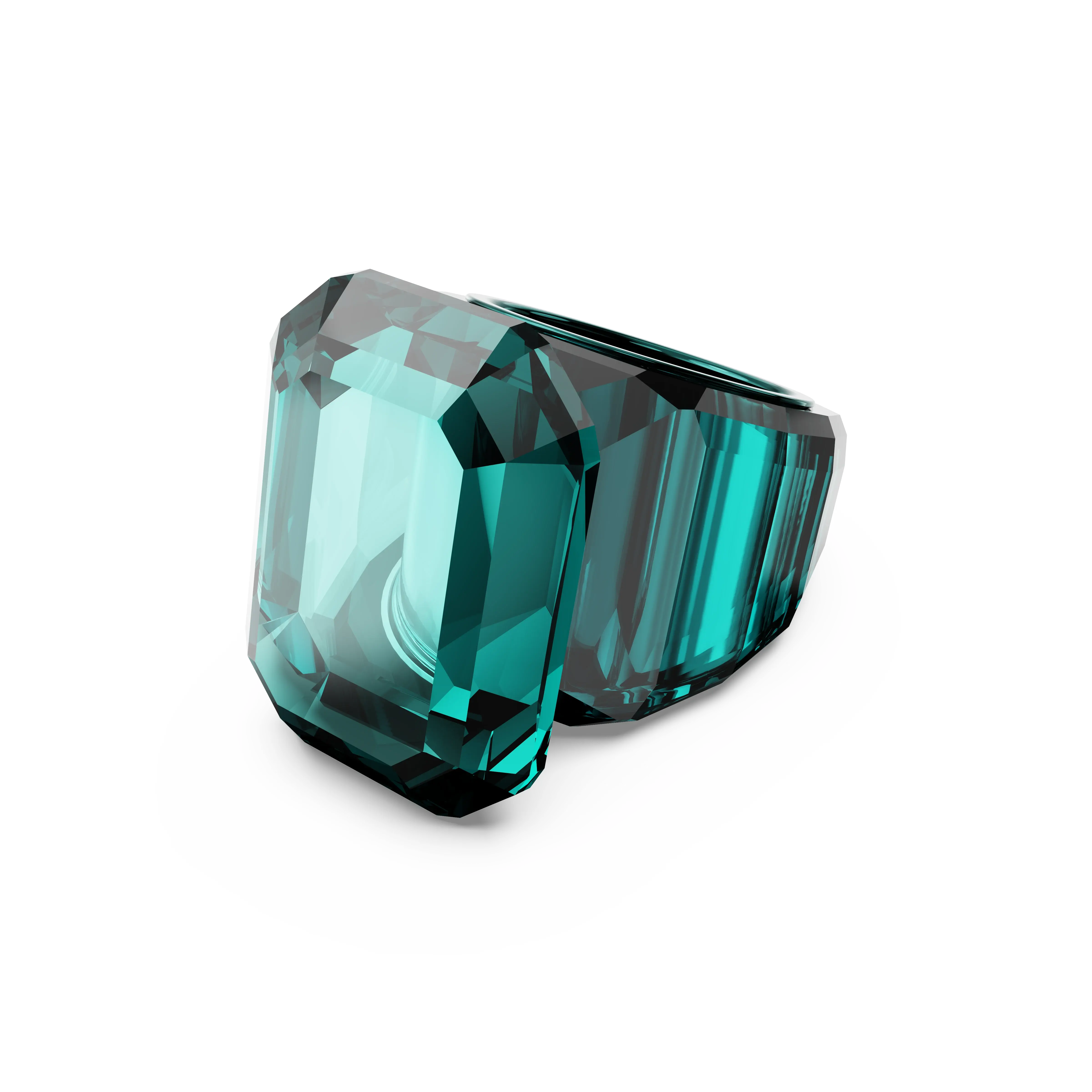 Lucent cocktail ring Octagon cut/Green