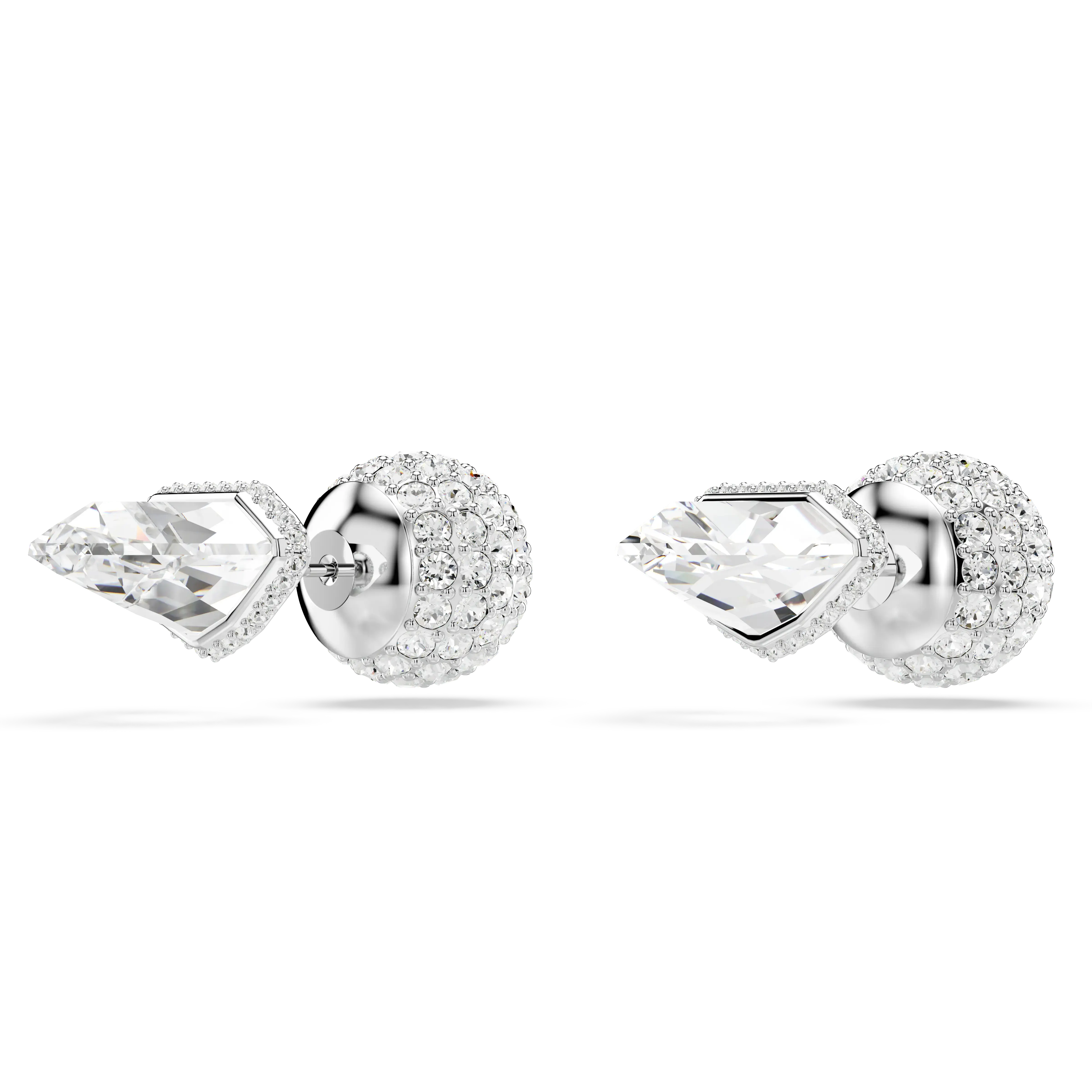 lucent-stud-earrings-pavC3A9-ball-white-rhodium-plated-swarovski-5686483-2.webp
