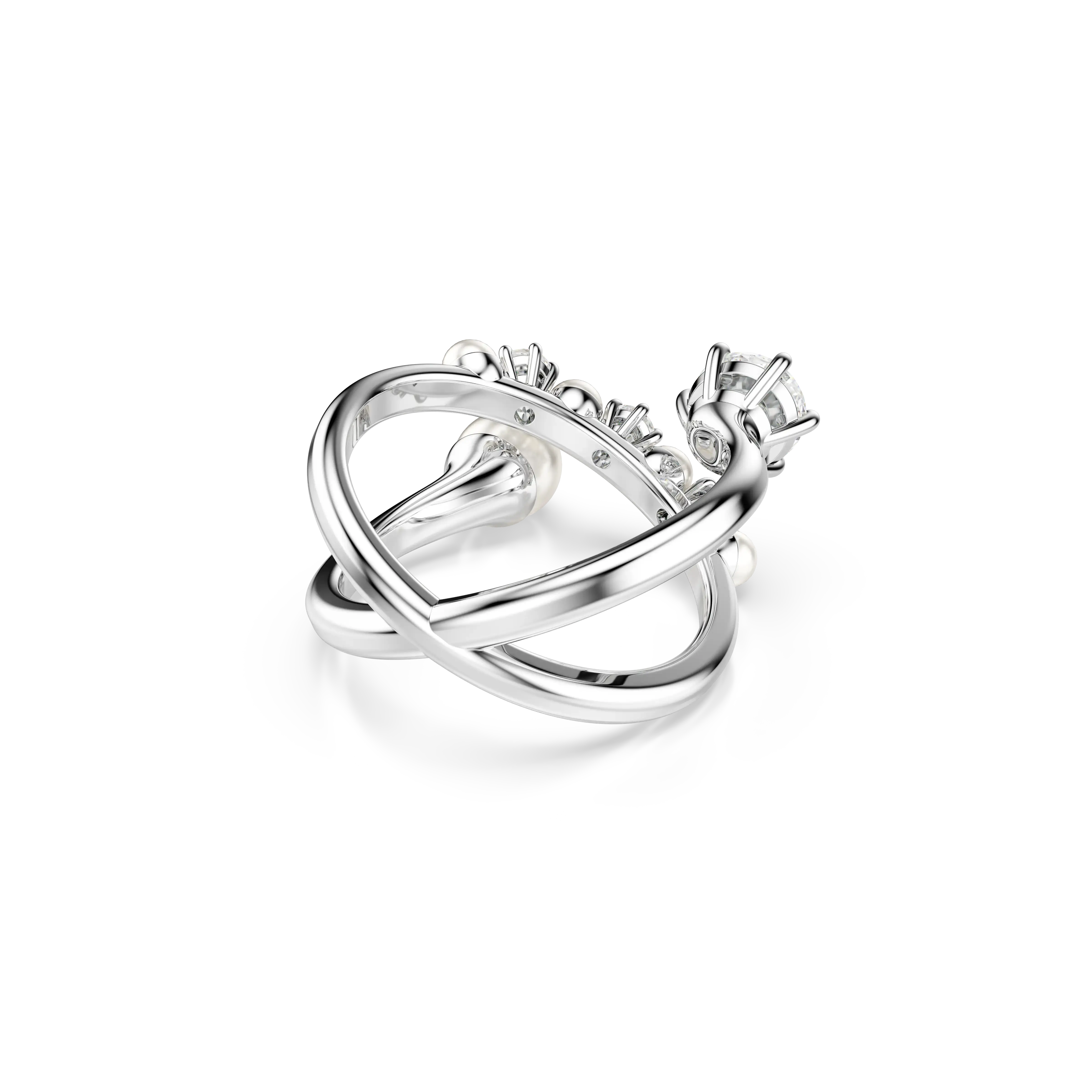 matrix-cocktail-ring-crystal-pearl-round-cut-white-rhodium-plated-swarovski-5705612-4.webp