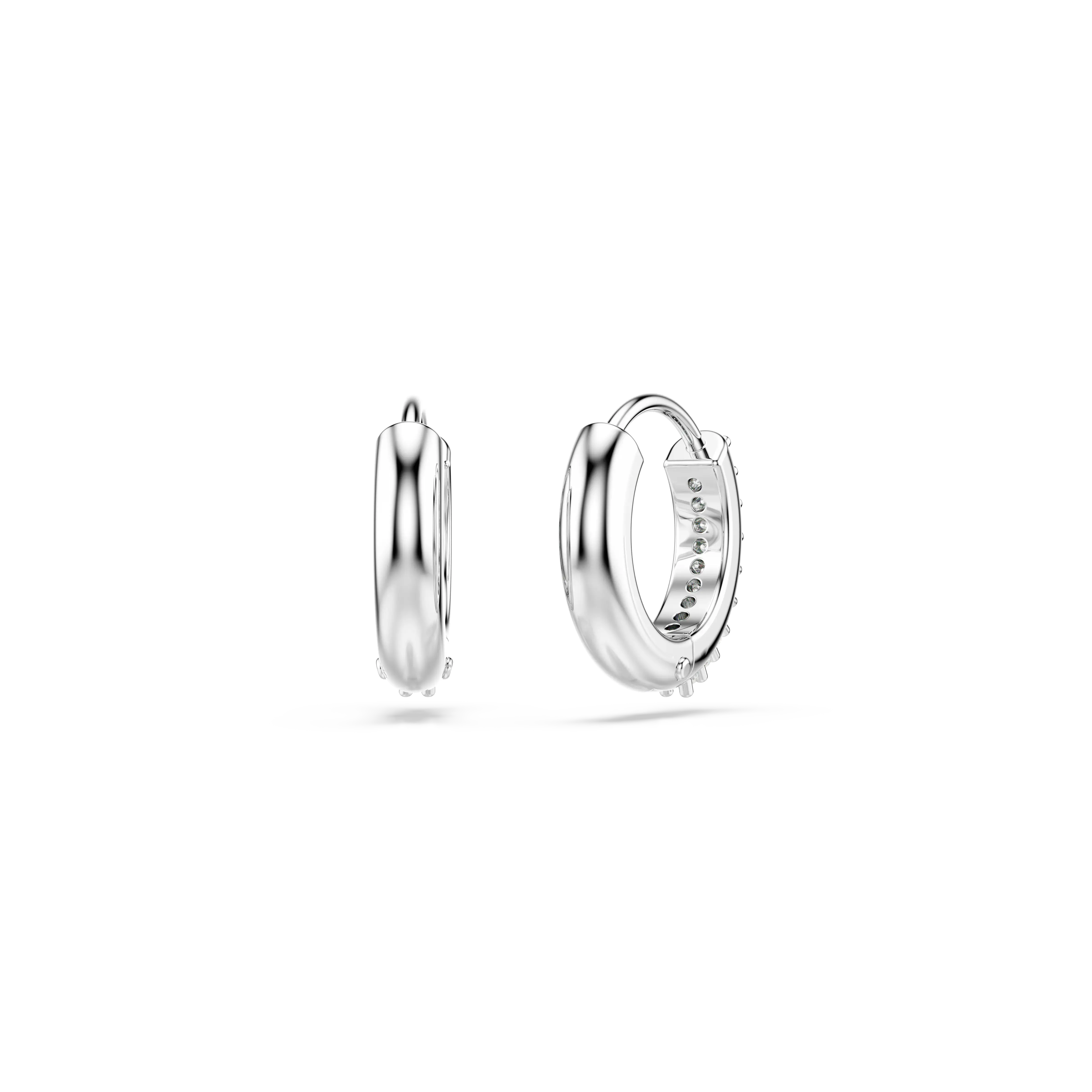 matrix-hoop-earrings-round-cut-white-rhodium-plated-swarovski-5690670-4.webp