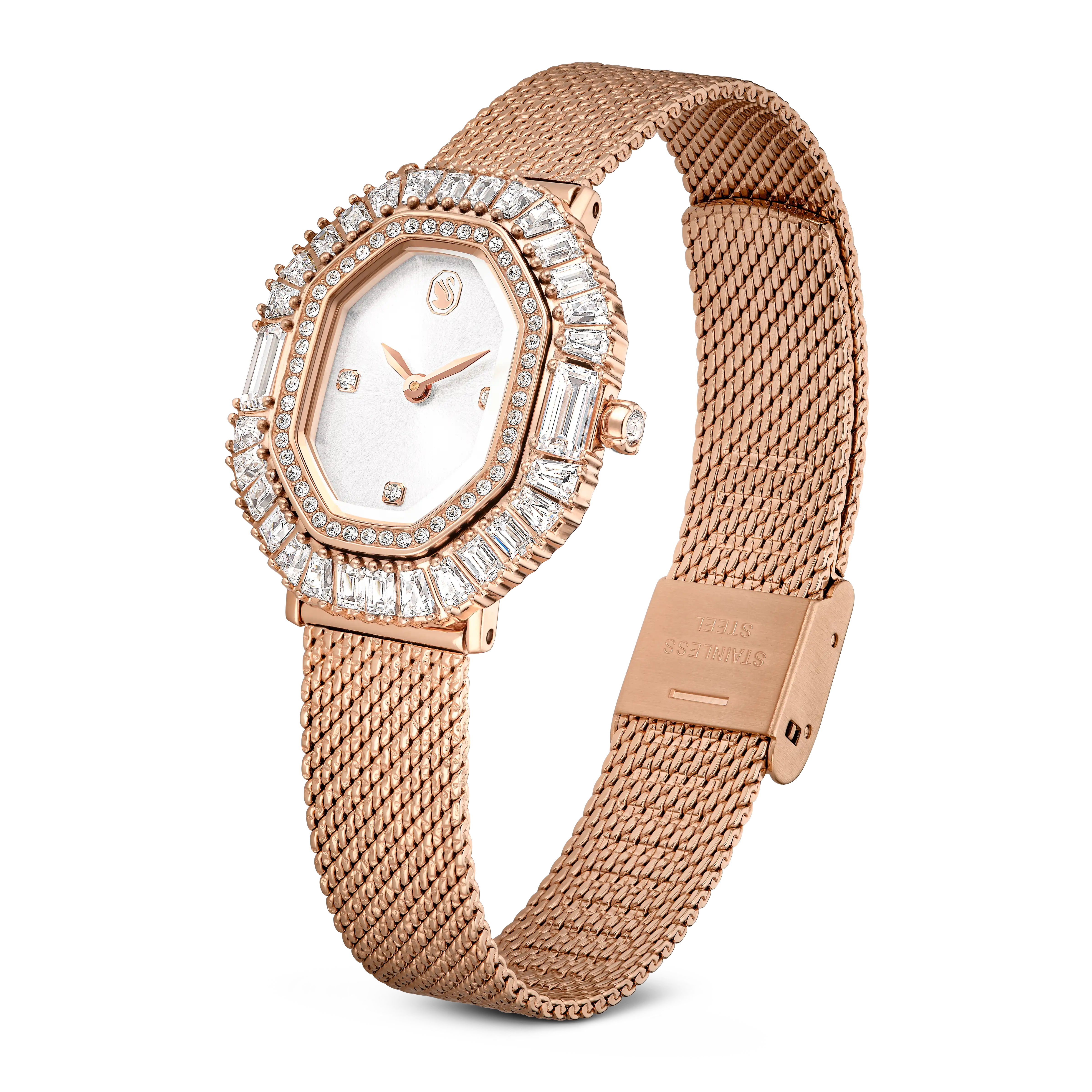 Matrix Octagon watch Metal bracelet/Rose gold tone/Rose gold-tone finish