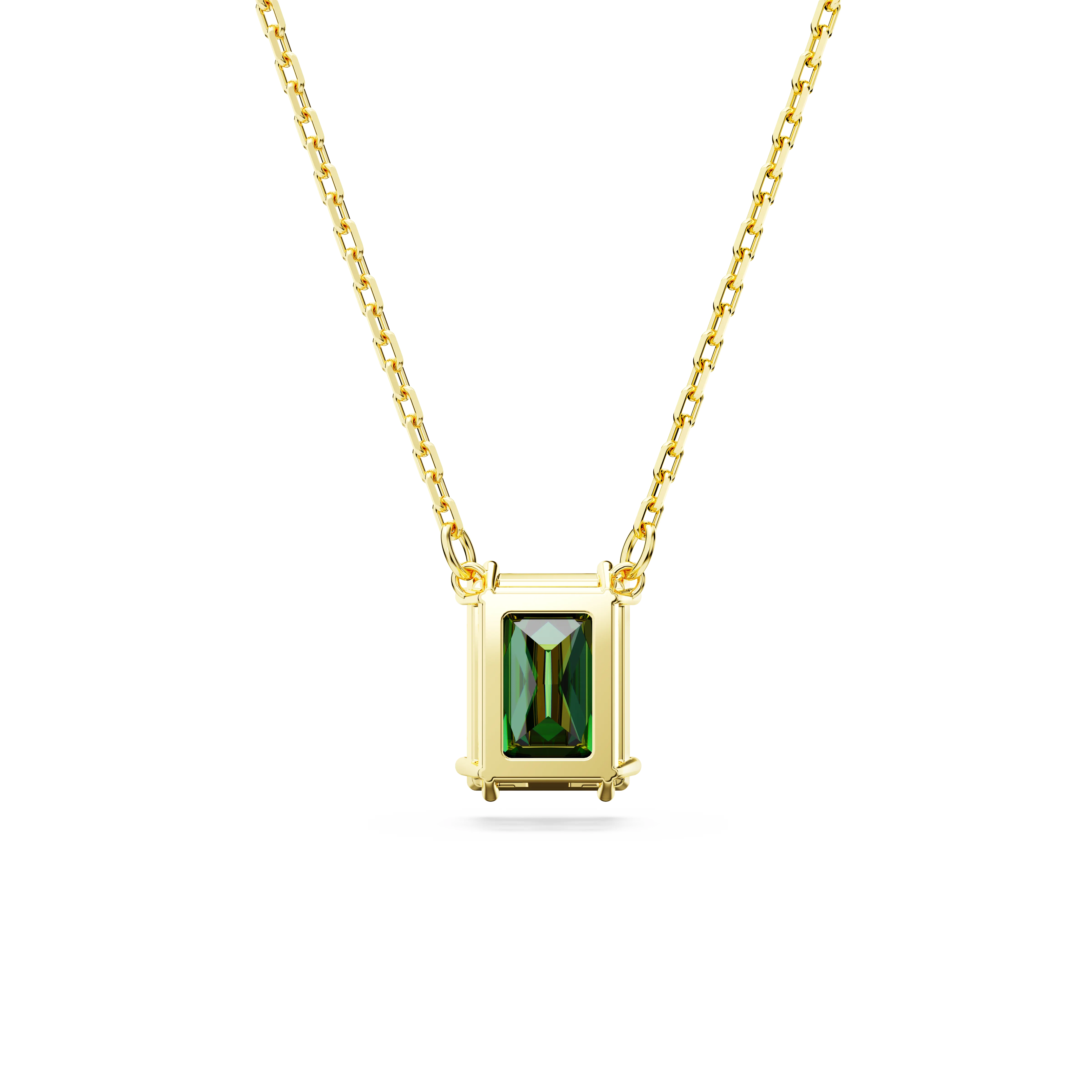 matrix-pendant-rectangular-cut-green-gold-tone-plated-swarovski-5677141-4.webp