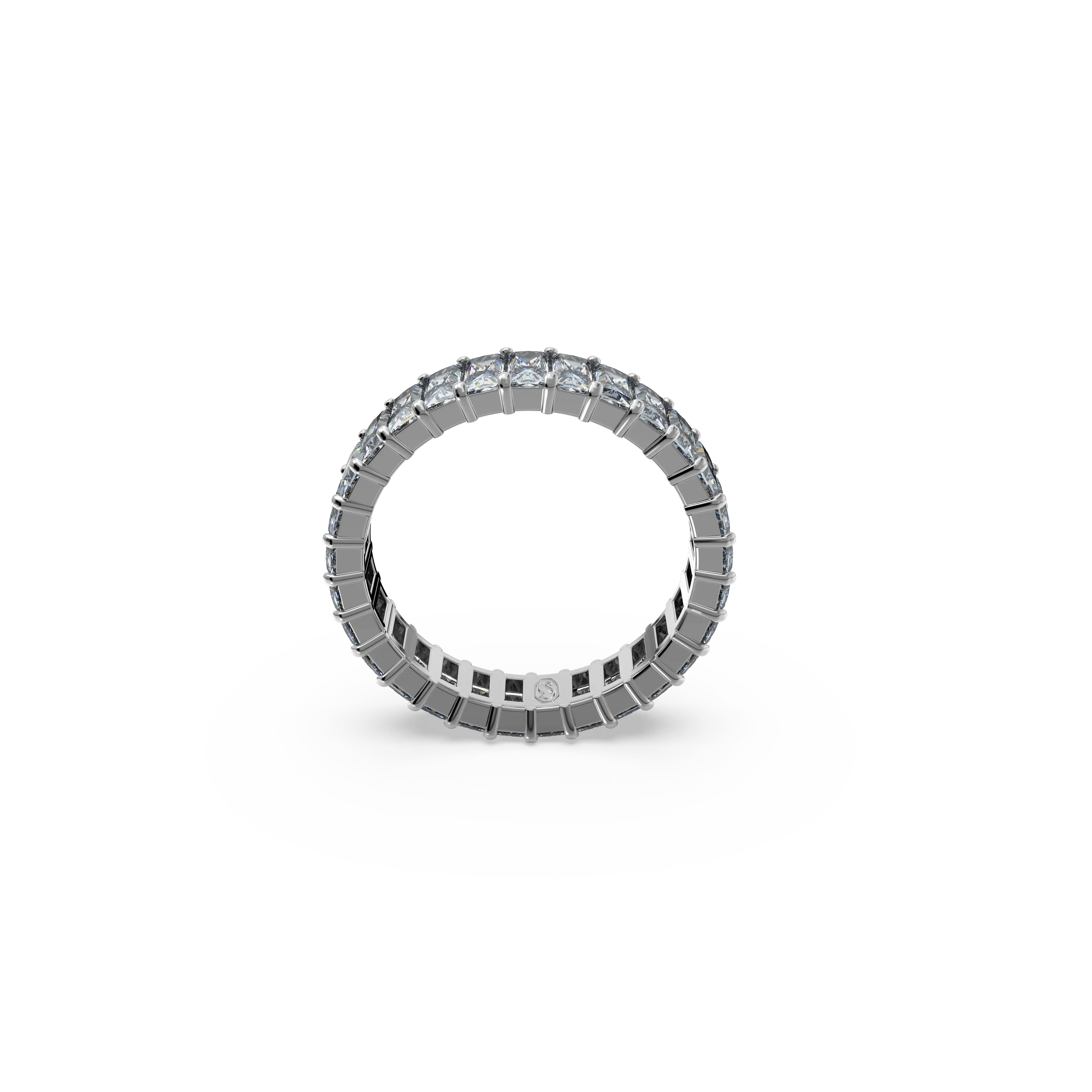 matrix-ring-baguette-cut-gray-ruthenium-plated-swarovski-5648914-4.webp