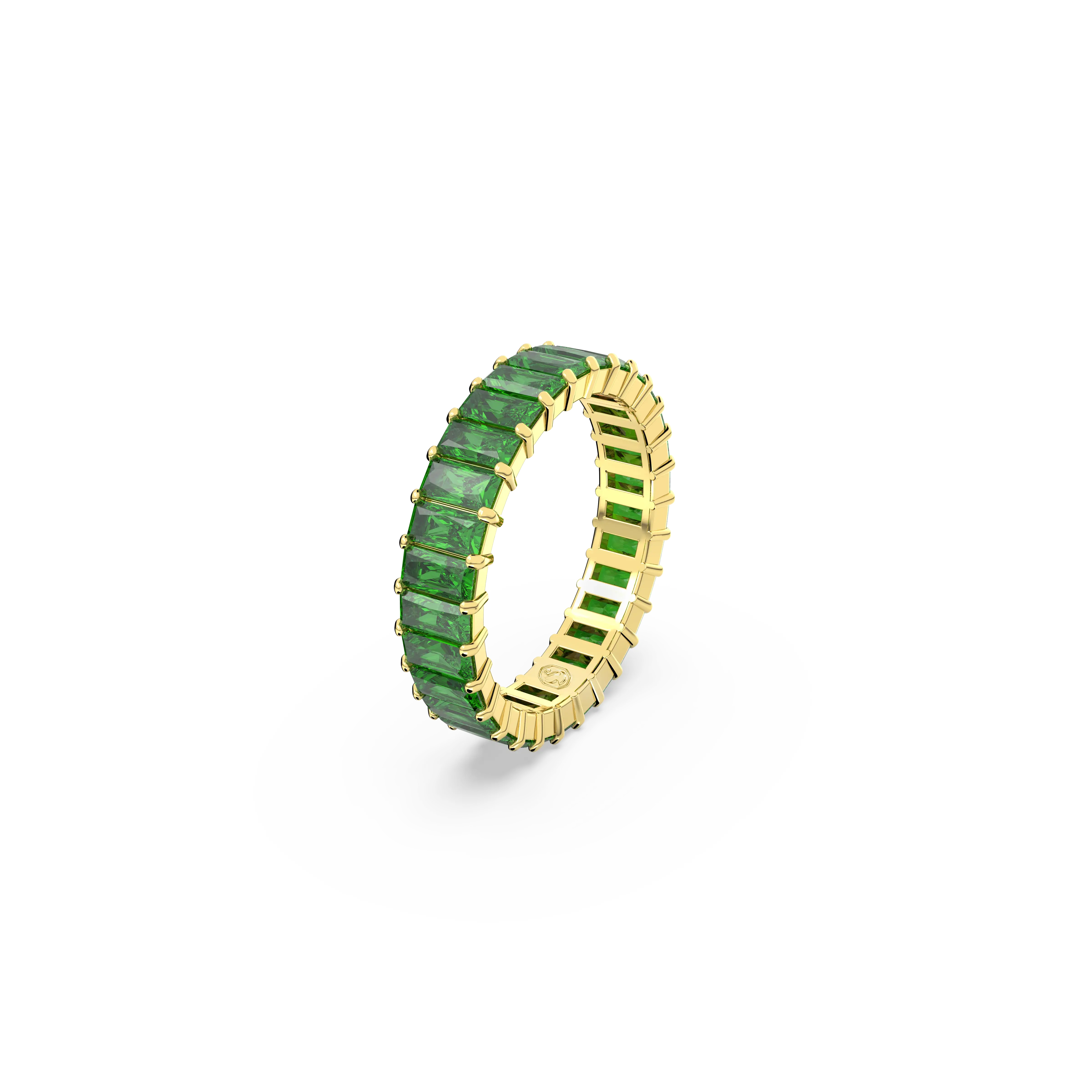 matrix-ring-baguette-cut-green-gold-tone-plated-swarovski-5648909-2.webp
