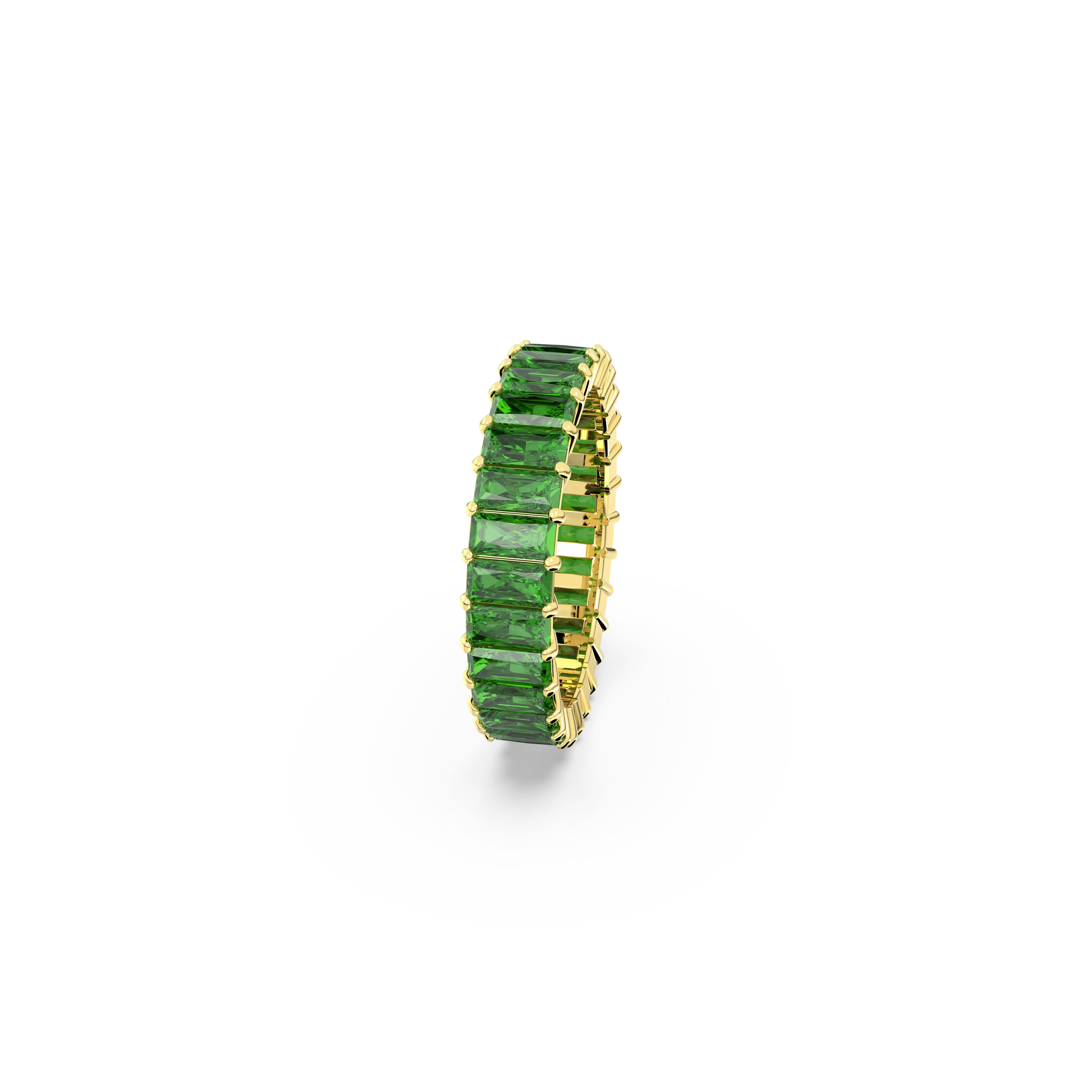 matrix-ring-baguette-cut-green-gold-tone-plated-swarovski-5648909-3.webp
